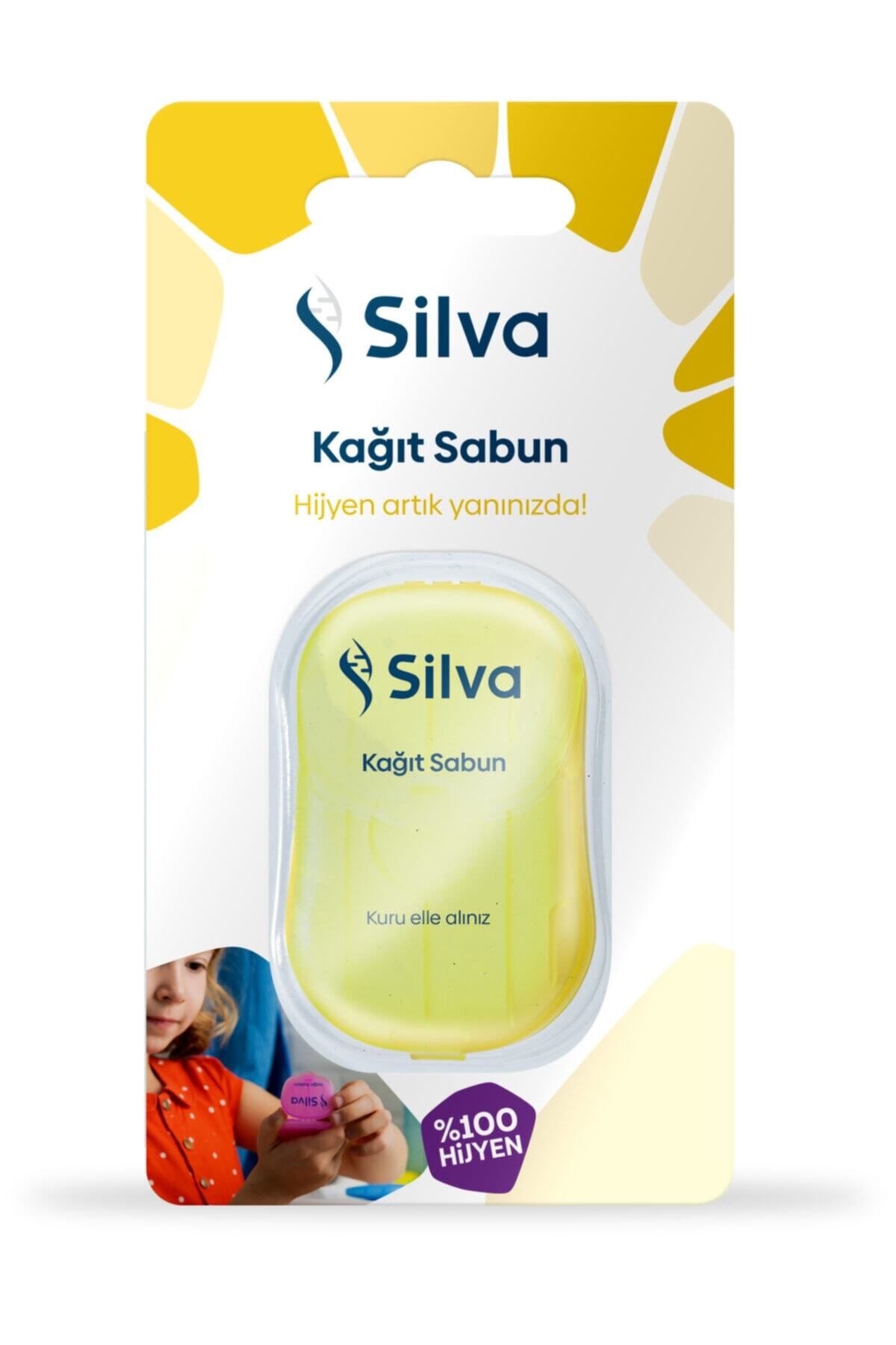 Silva Kağıt Sabun Sarı (hijyen Yanınızda)