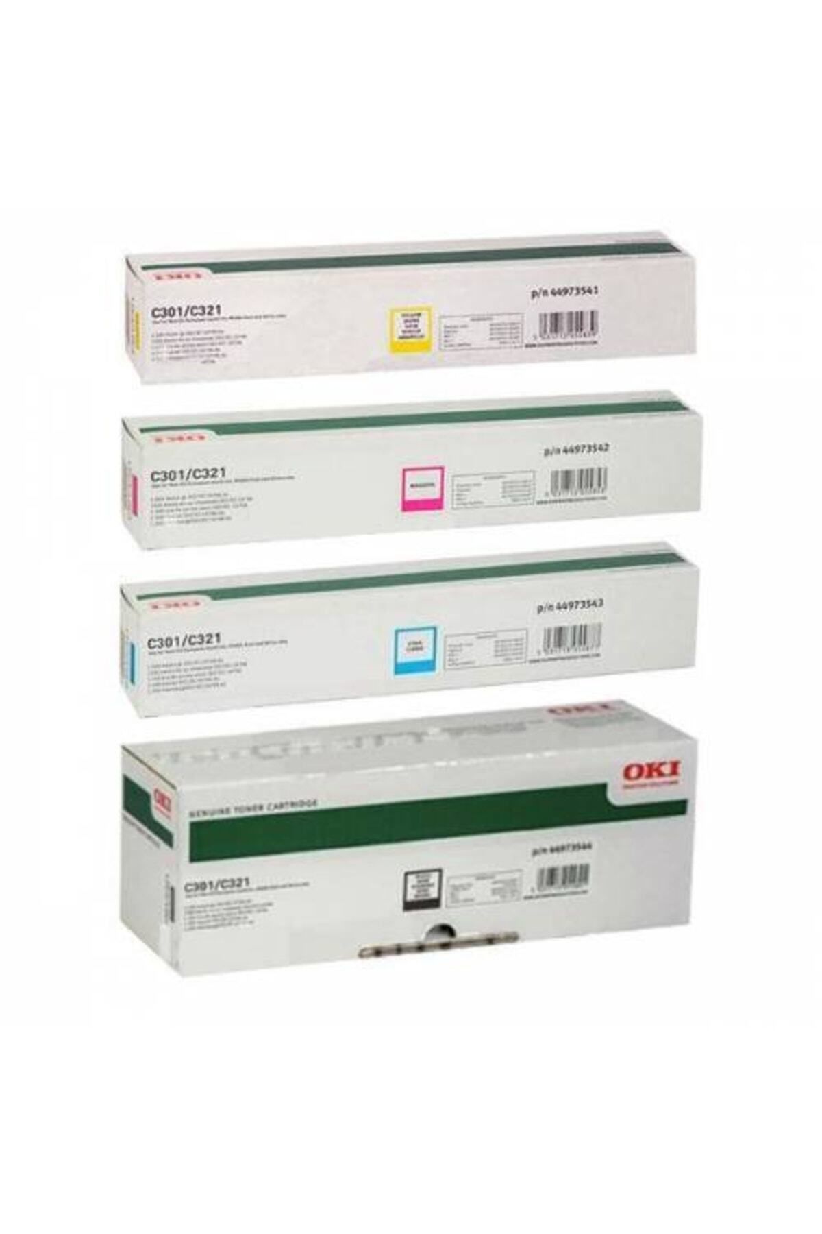 OKI C301-44973544 Orjinal Toner 4'lü Set C301dn