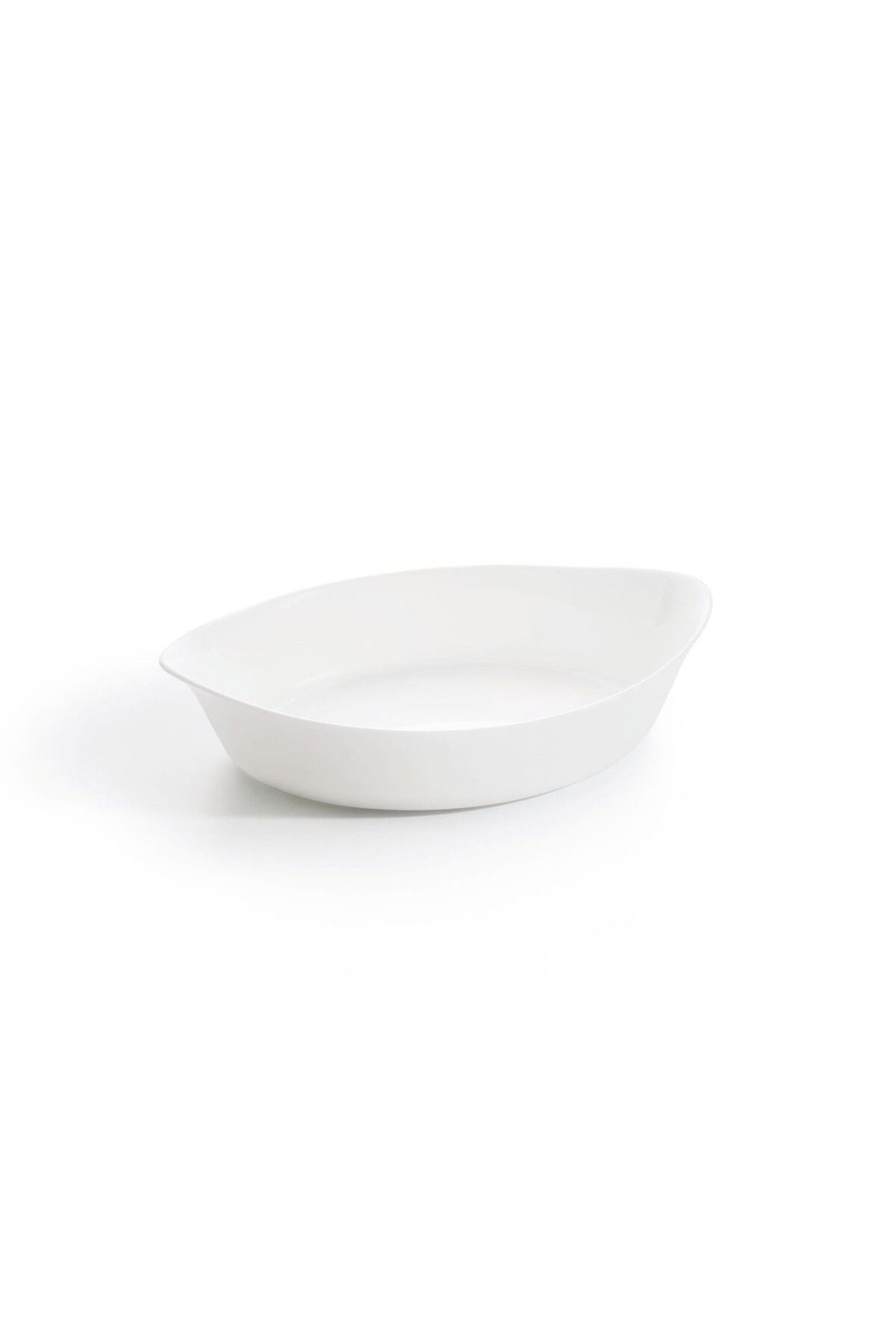 Luminarc Temperli Cam Beyaz Fırın Kabı 29x17 Cm Akıllı Mutfak Carine Oval Pişirme Ürün 670g Dayanıklı 1 Adet