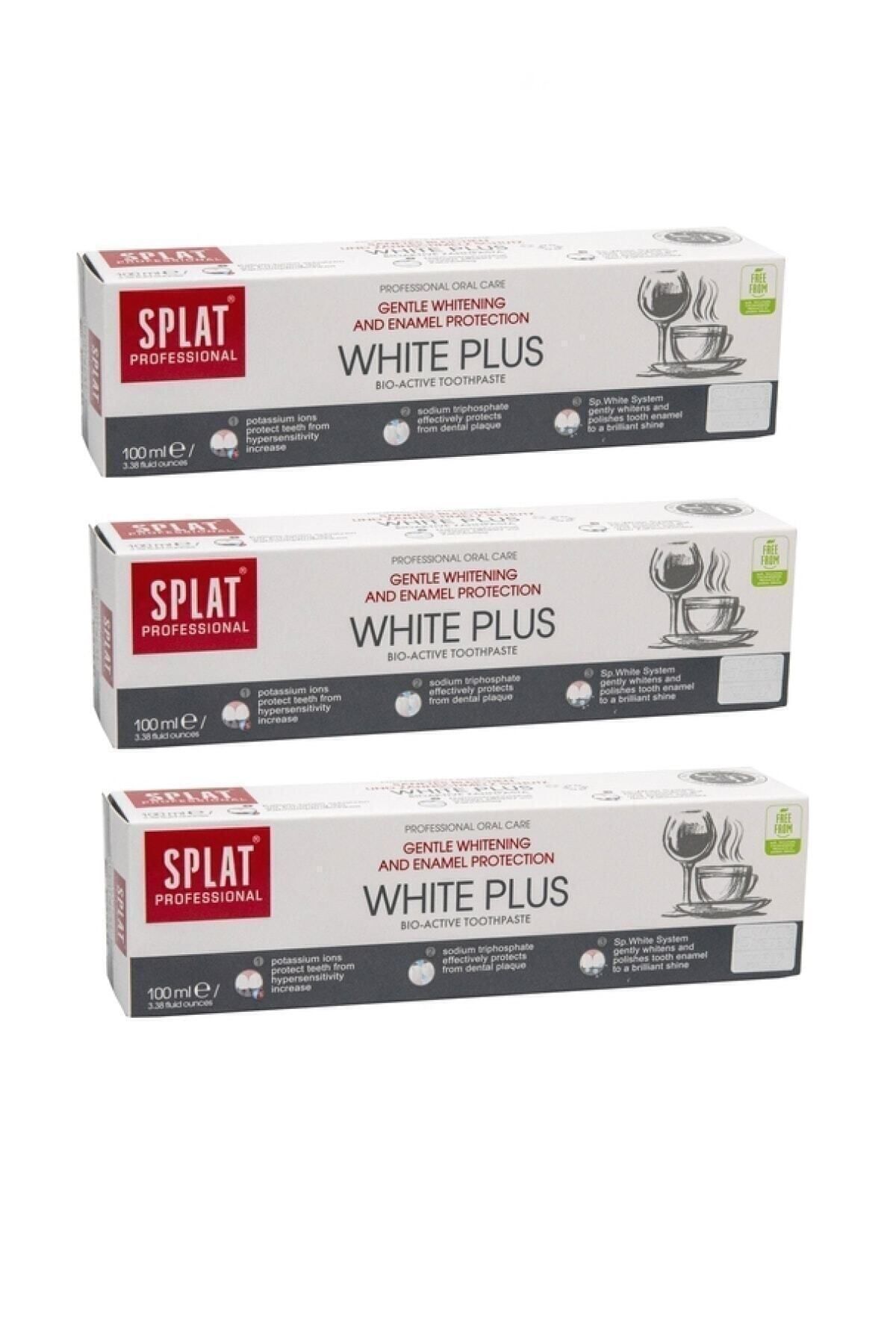 Splat White Plus Inovatif Diş Macunu 100 ml 3 Adet