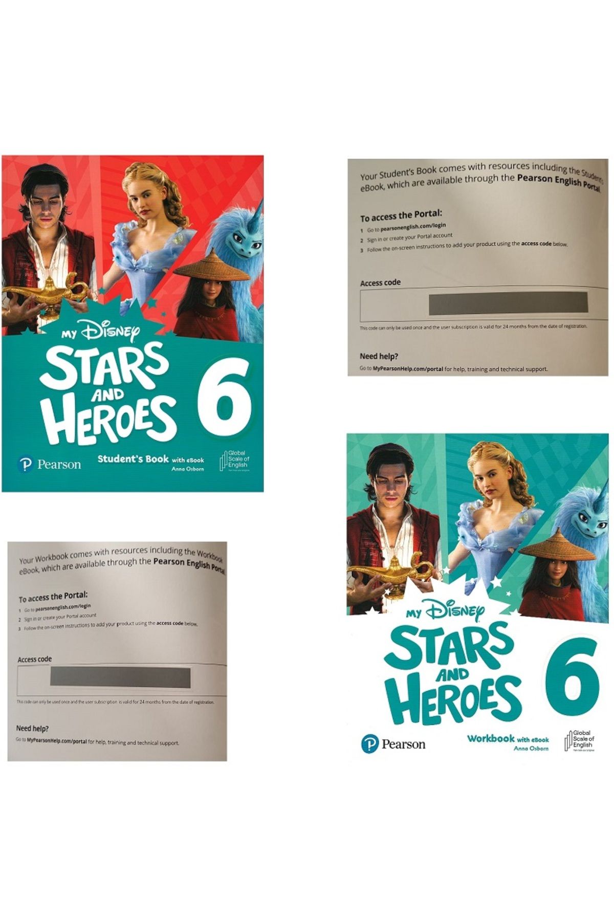 Pearson Education Yayıncılık My Disney Stars and Heroes 6 Student’s Book & Workbook with eBook