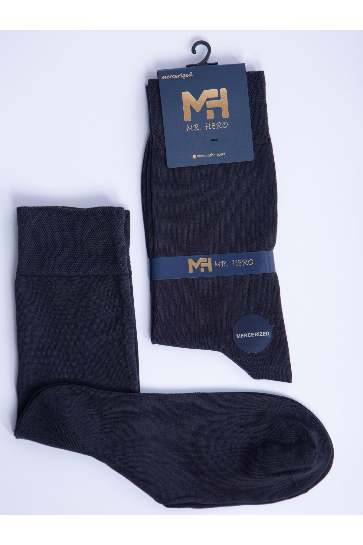 MRHERO Merserize 6'lı Antrasit Erkek Uzun Klasik Soket Çorap 1078