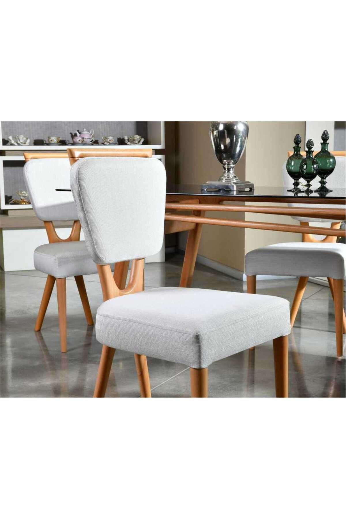 VOWTURKEY Palace Ahşap Tasarım Mutfak - Salon Sandalyesi