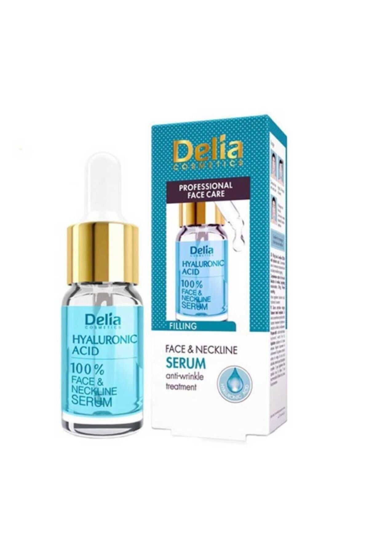 Delia Face Neckline Hyaluronic Acid 10ml Kırışık Doldurma Serum