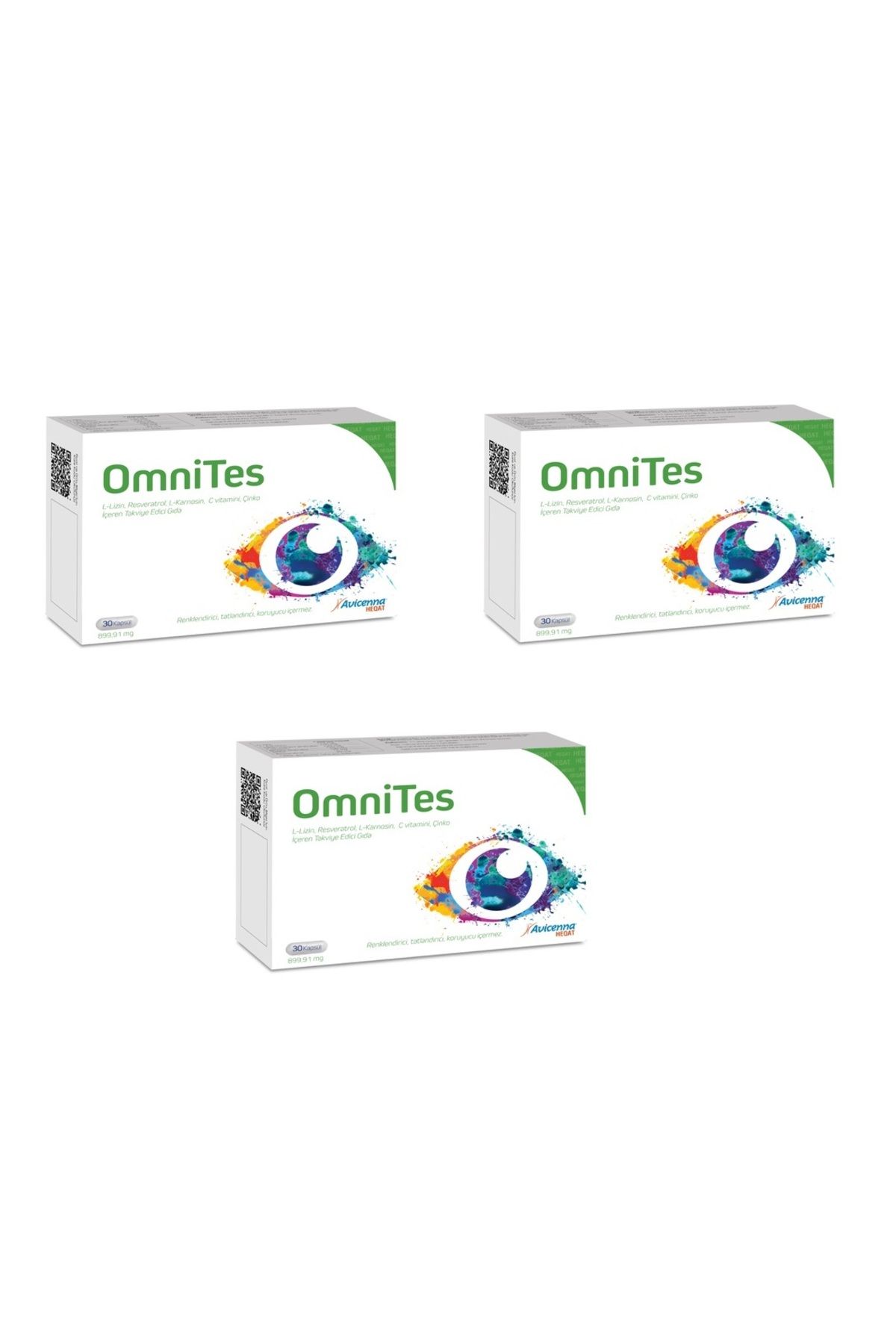Avicenna Omnites Omega 3 Ve D3 Vitamini Içeren Takviye Edici Gıda - 60 Softgel Yumuşak Kapsül 3 Adet