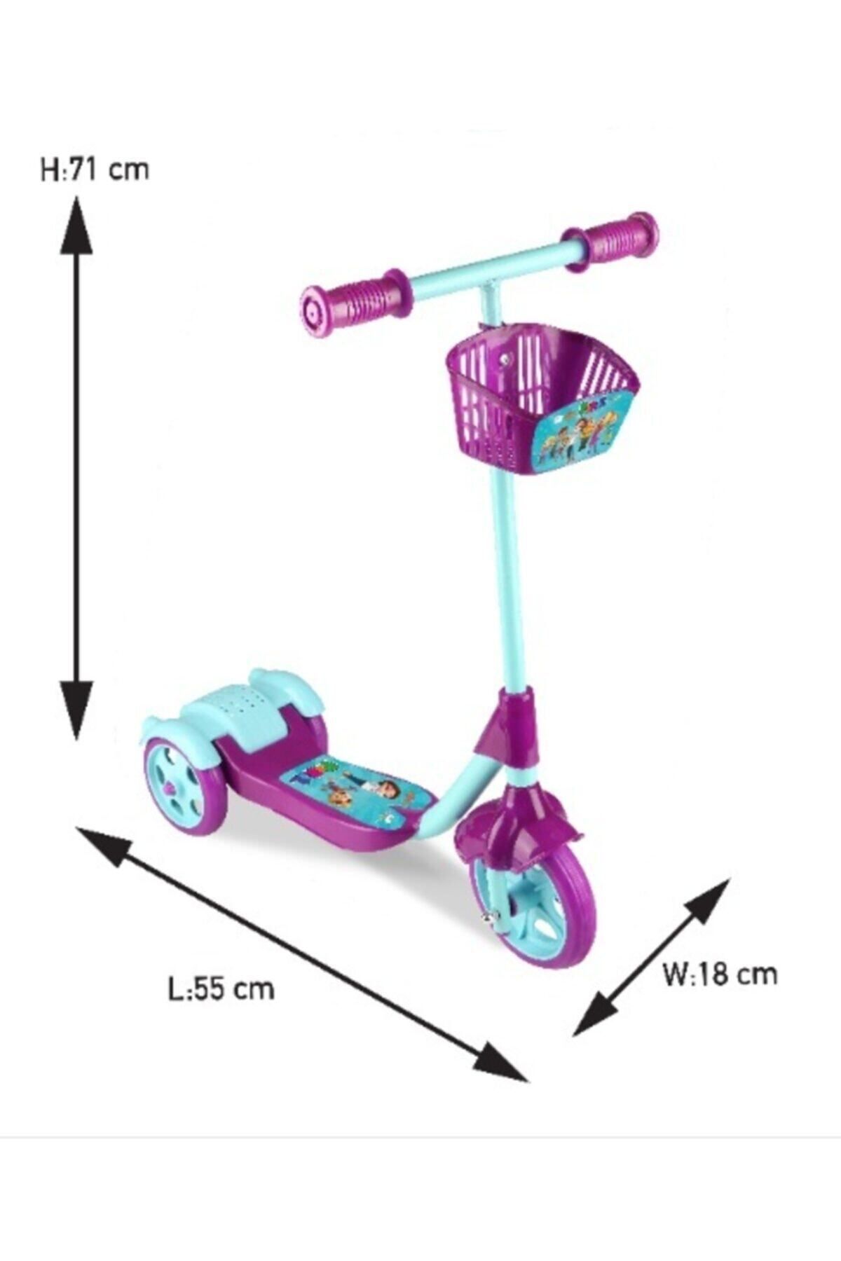 istakids Trt Çocuk Pırıl Lisanslı Scooter (3 Tekerlekli)