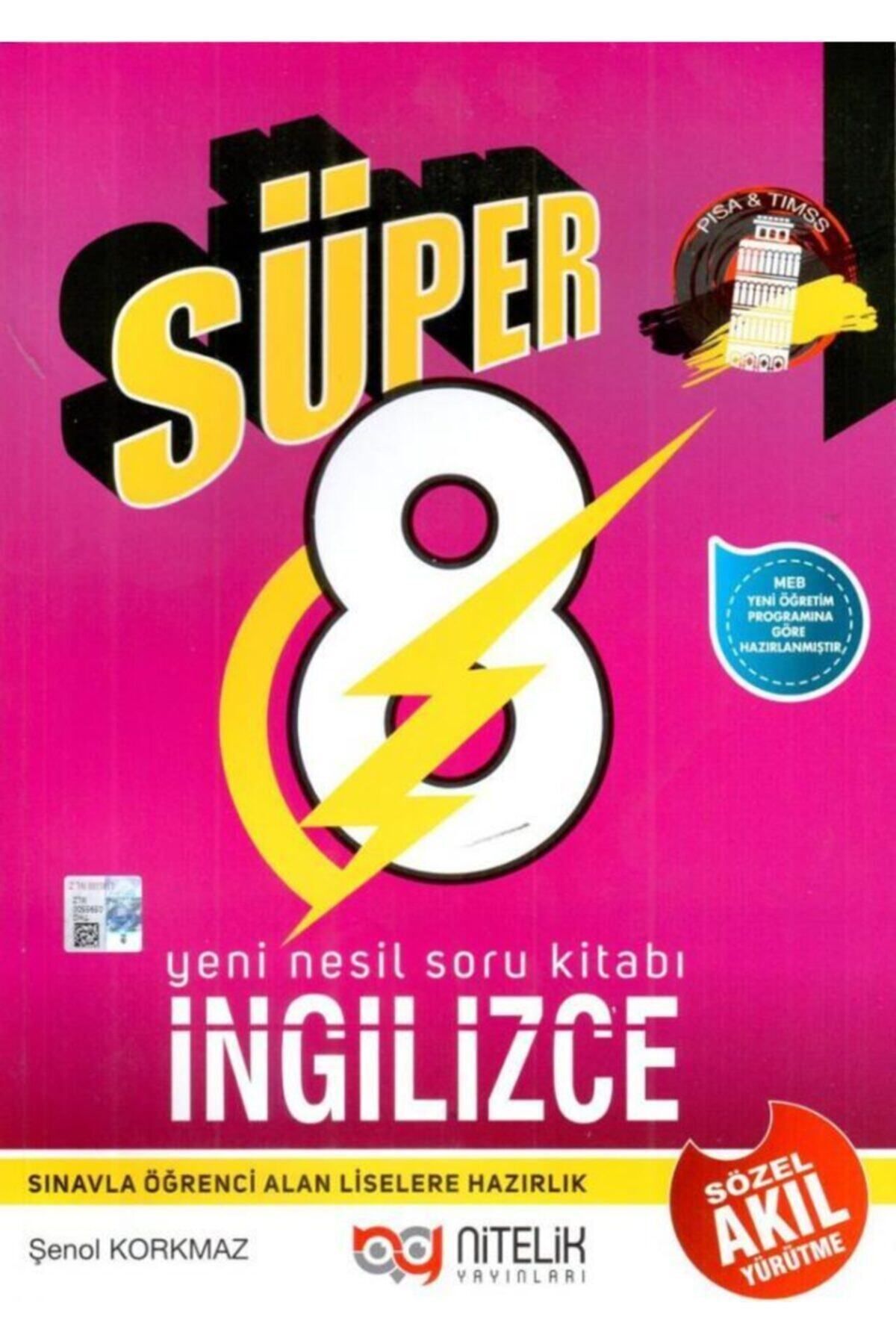Nitelik Yayınları Nitelik 8.sınıf Yeni Nesil Süper Ingilizce Soru Kitabı