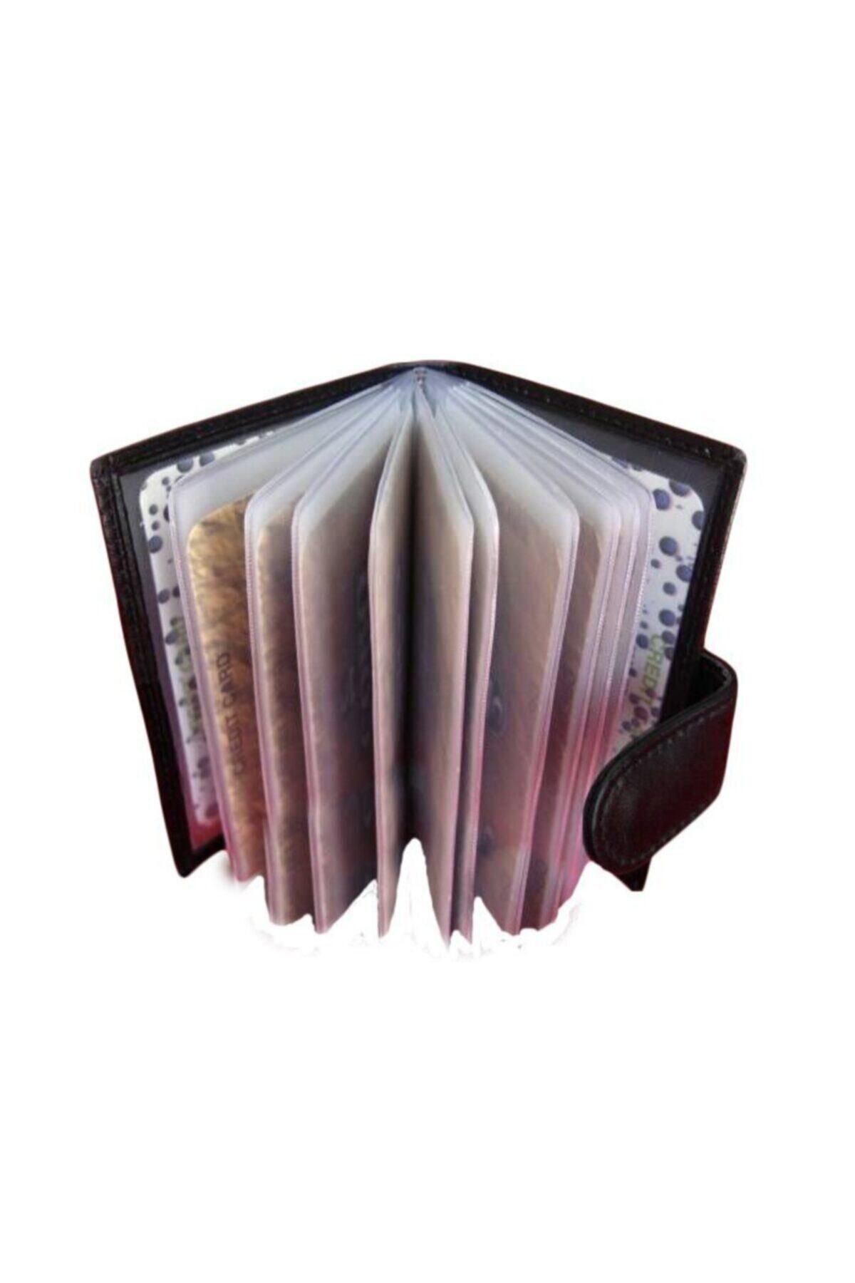 Zenga Orjinal Deri Kredi Kartlık P012-1 Siyah
