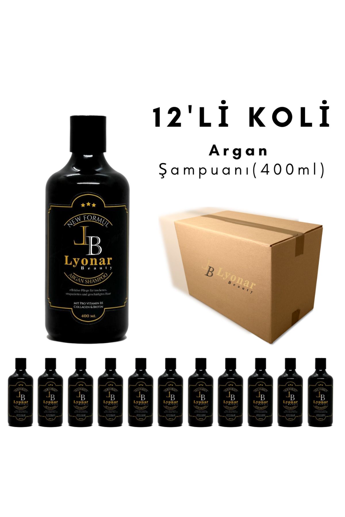 Lyonar Argan Şampuanı Toptana Özel (12 AD)