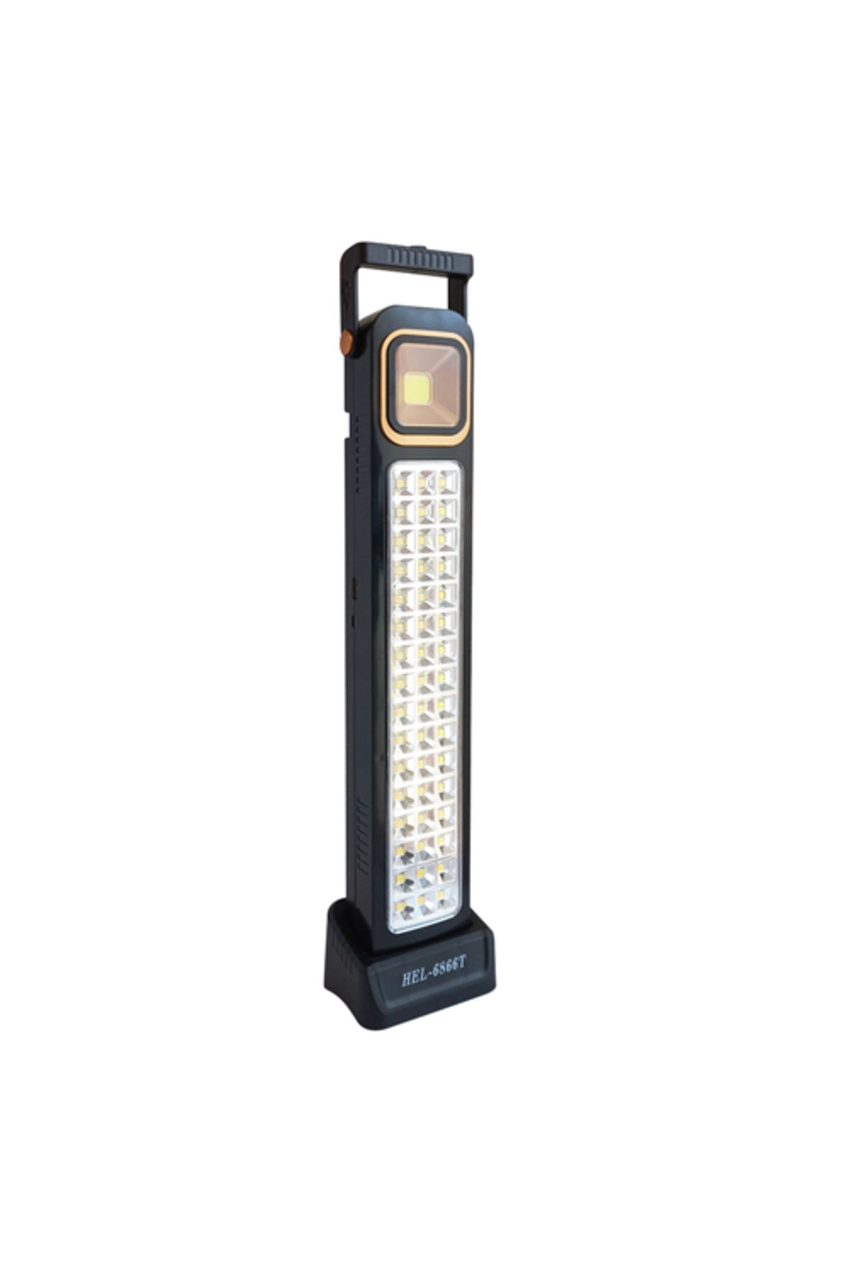 CVS 1D3K Solarlı Ve Şarjlı 5 Farklı Modlu Ayrlanbilir Sarı Ve Beyaz Işıklı 2 Watt Led 48 Ledli Işıldak