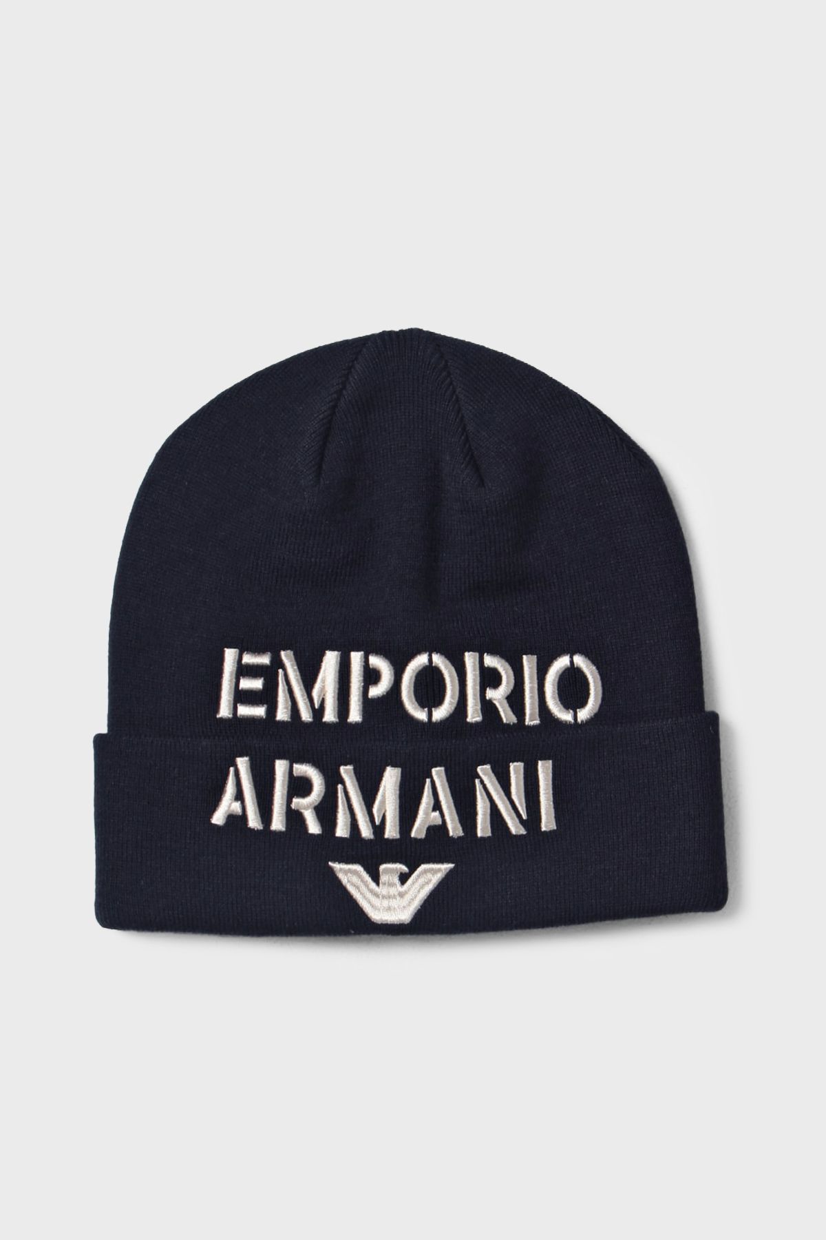 Emporio Armani Yünlü Nakışlı Logolu Bere Erkek BERE 627406 3F570 00035