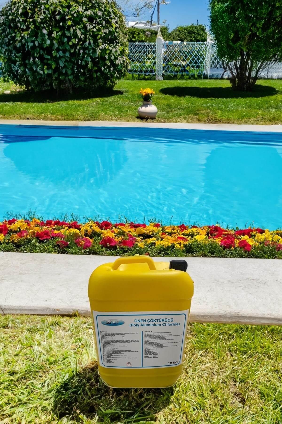 Önen Kimya Havuz Çöktürücü-Topaklayıcı 10 KG Yüksek Aktif Oranlı Sıvı Havuz Kimyasalı