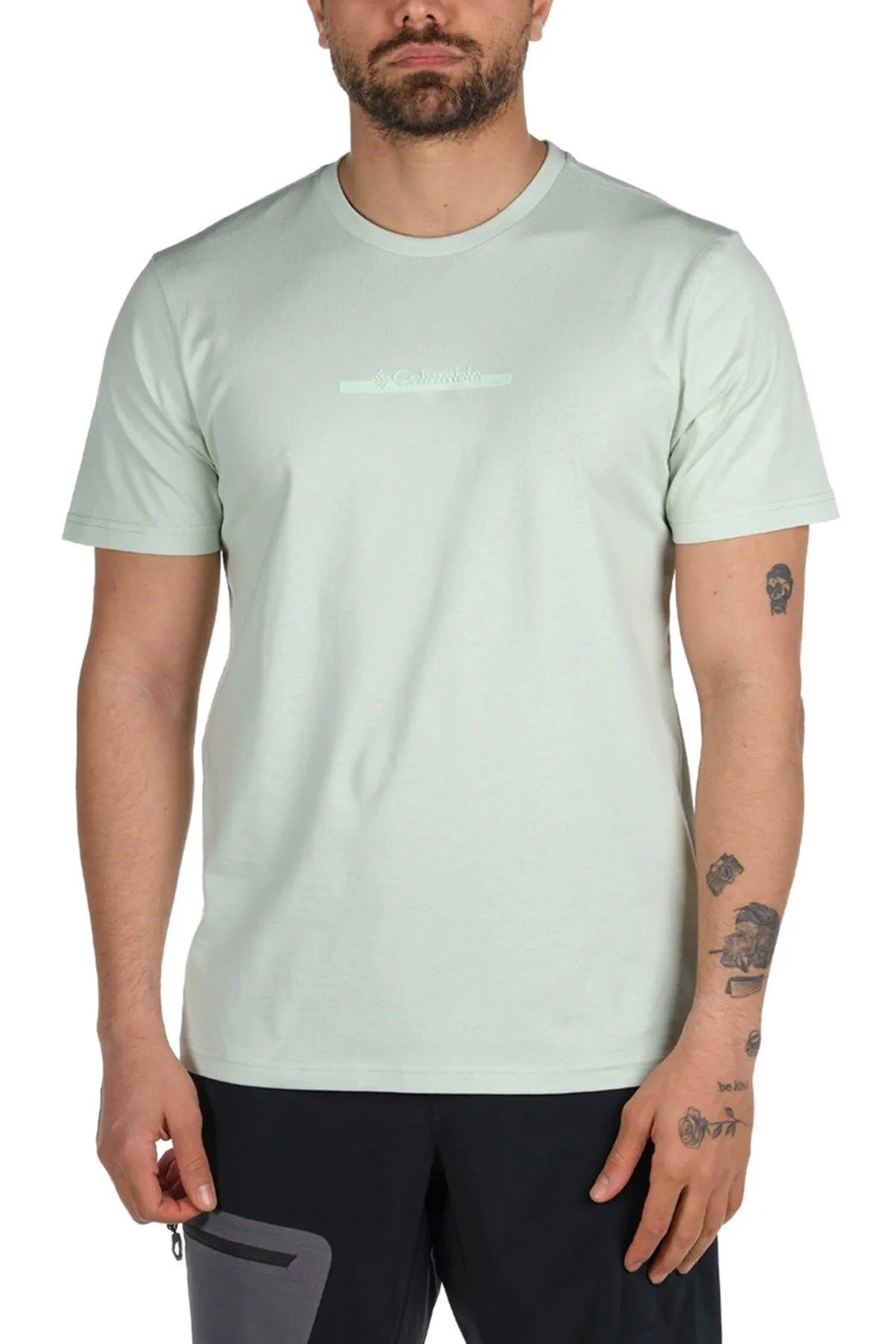 Columbia Columbıa M Bar Splıt Graphıc Ss Erkek T-Shirt