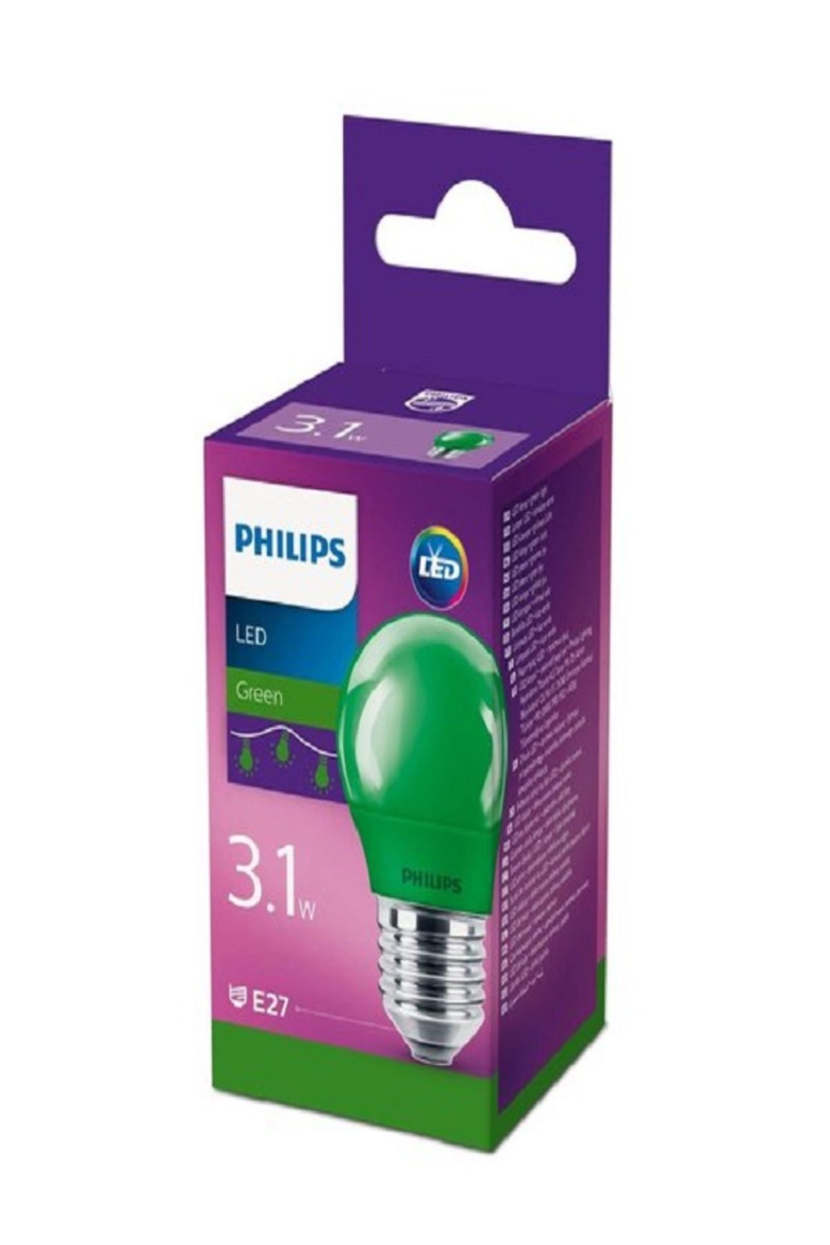 Philips 3.1w=25w Mini Yeşil Led Ampul/ E27 Duy 929001394258