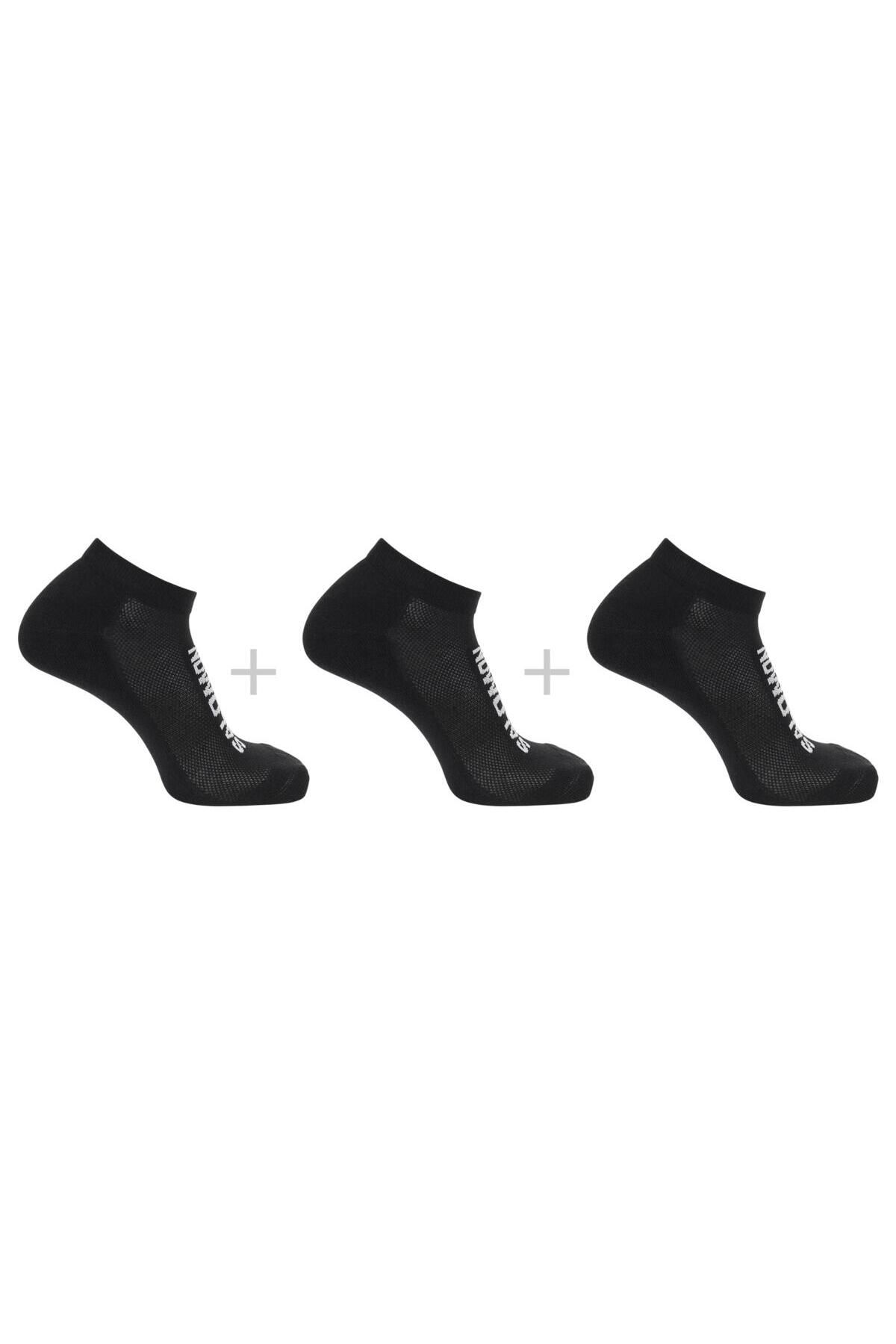 Salomon Lc2086900 Everyday Low 3-Pack Çorap Siyah Unisex Çorap