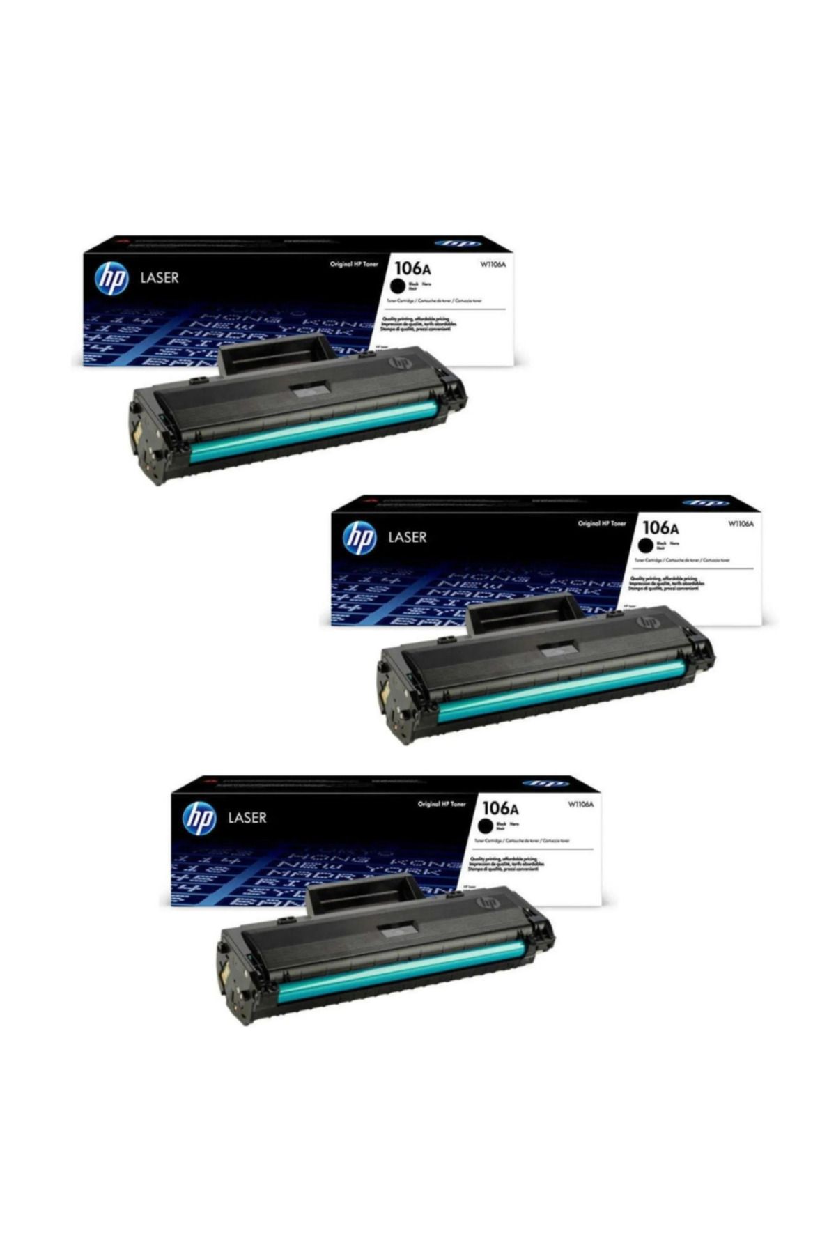 HP W1106A Laser MFP 138pnw 3'Lü Yazıcı Toneri 3*1,000 Sayfa