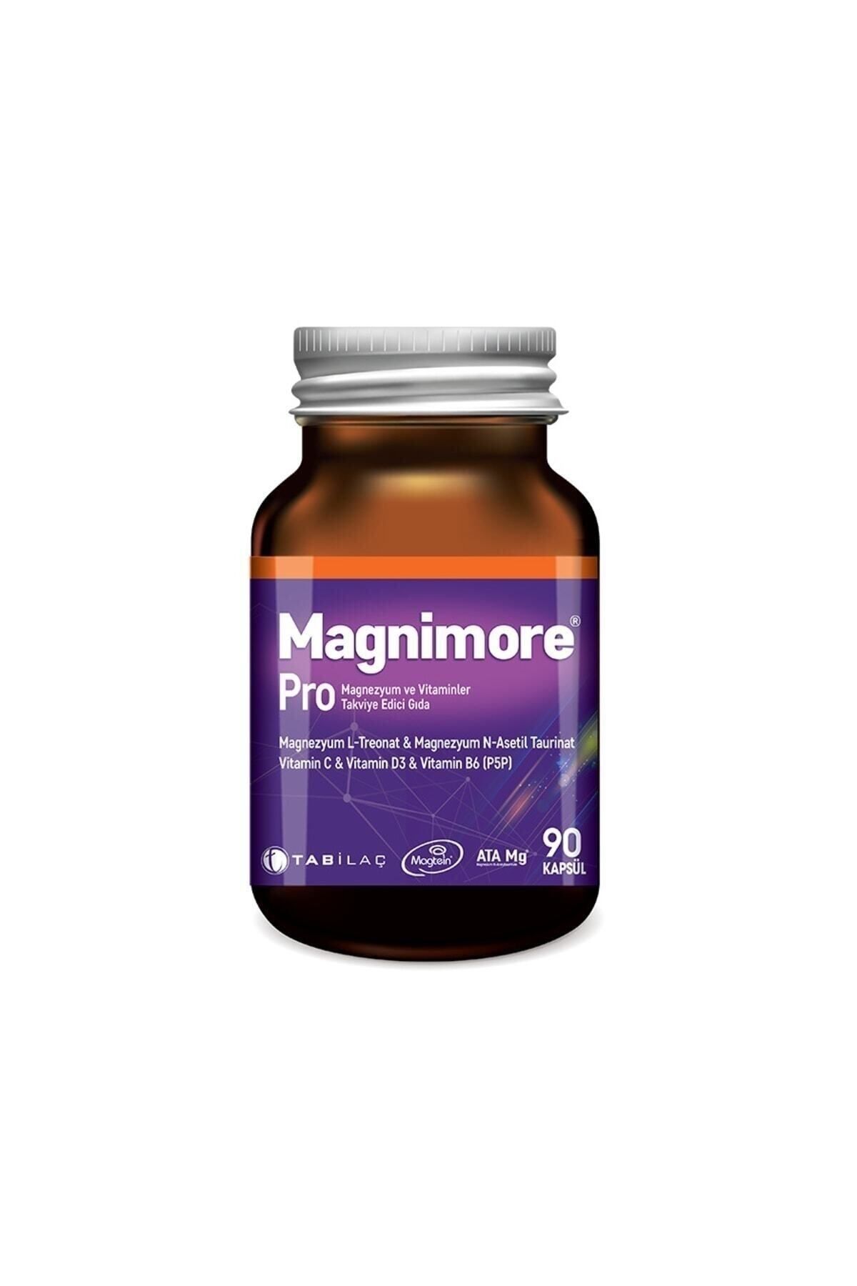 Magnimore Pro Magnezyum Ve Vitaminler Takviye Edici Gıda 90 Kapsül