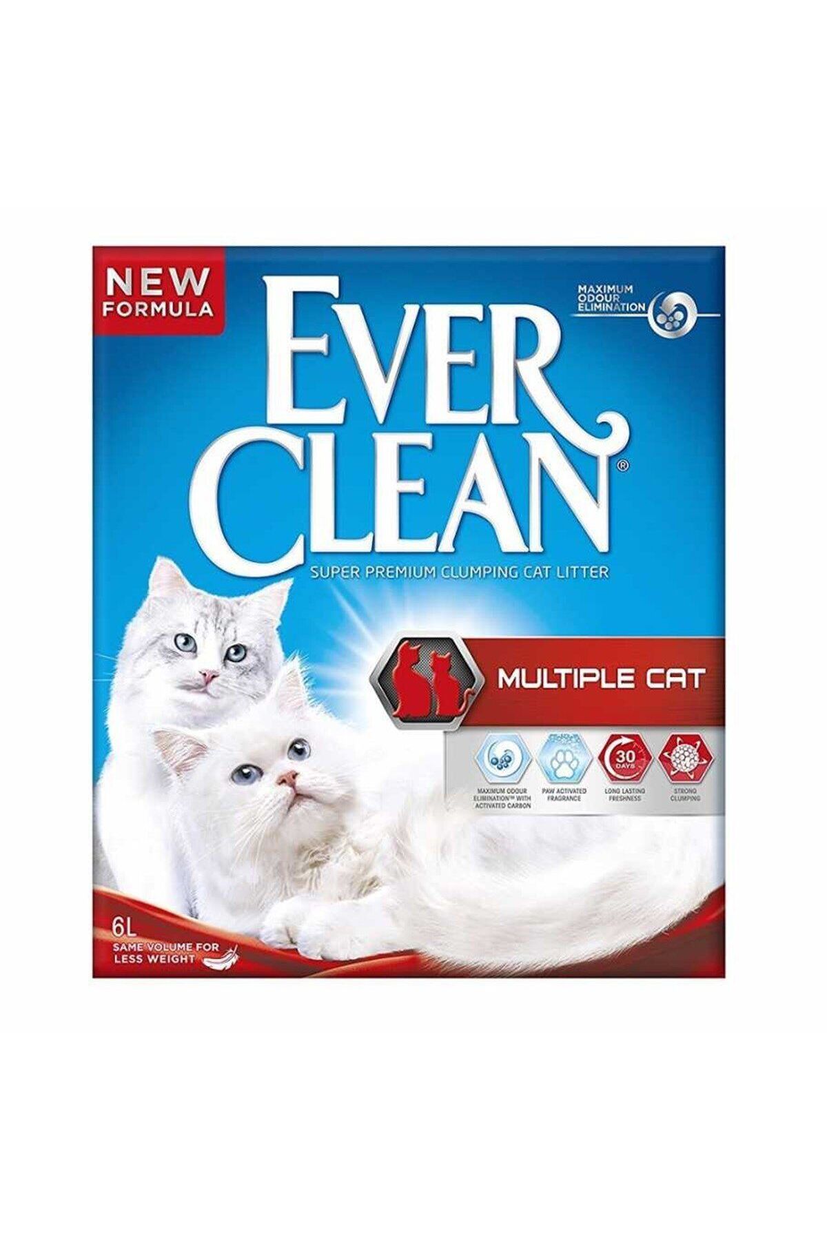 Ever Clean Multiple Cat İnce Topaklaşan Bentonit Kedi Kumu 6 L