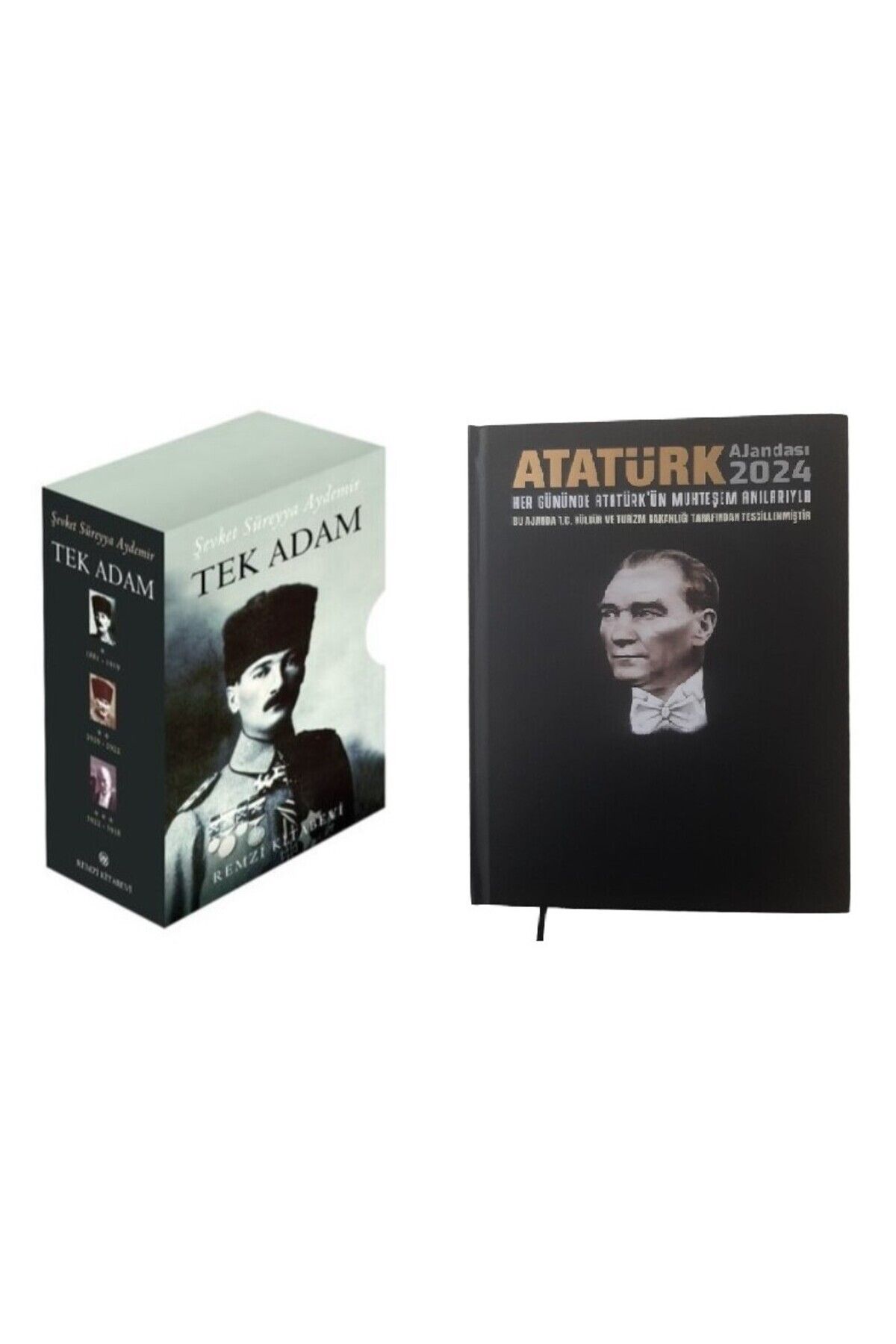 Remzi Kitabevi Tek Adam 3 Cilt - Atatürk Ajanda 2024