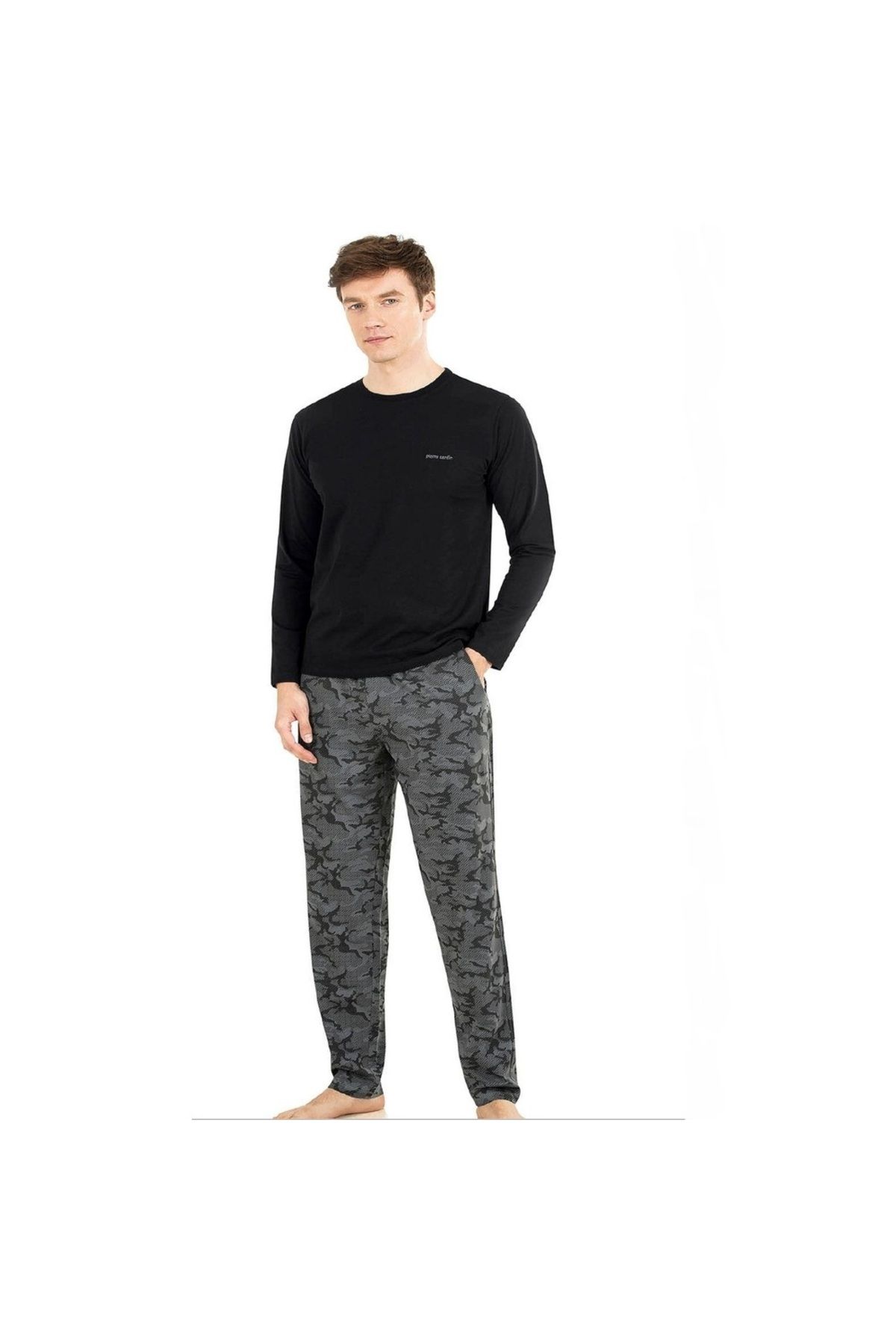 Pierre Cardin 6038 Erkek Uzun Kollu Pijama Takım