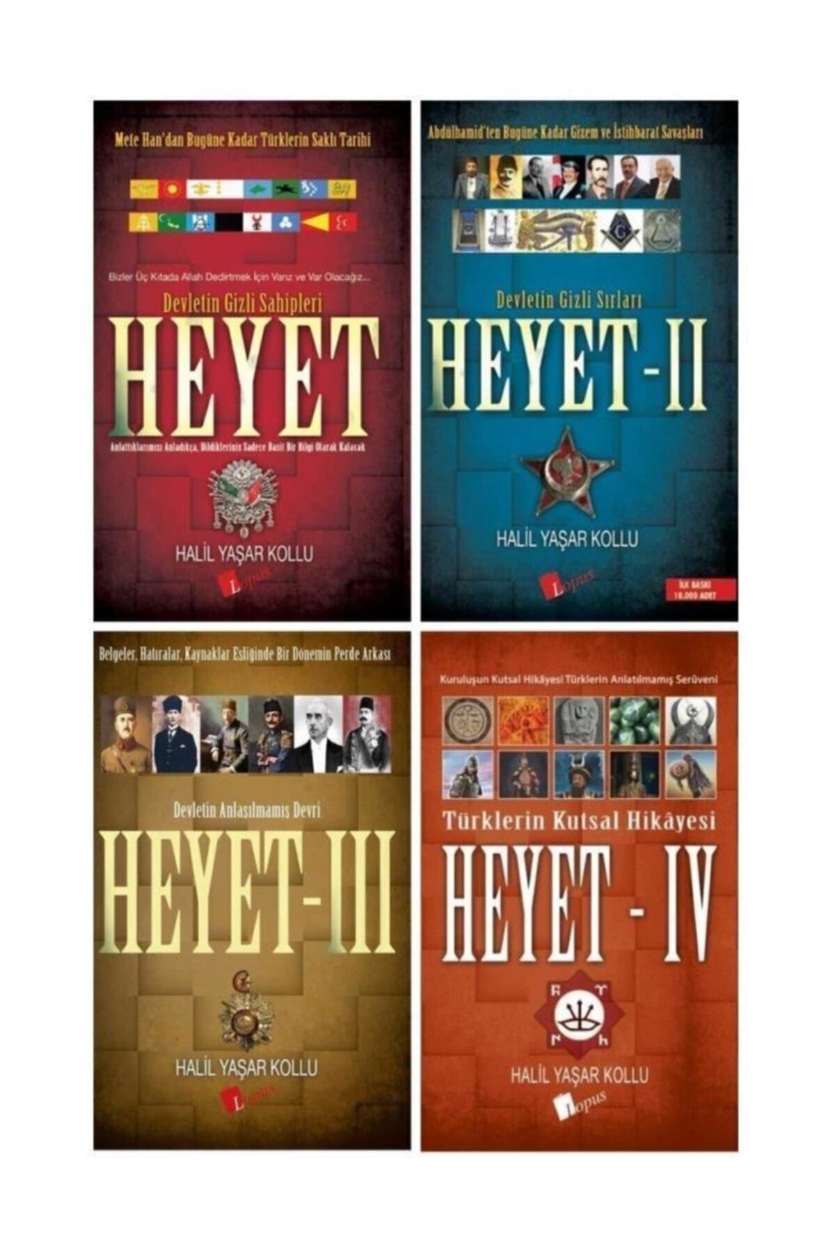 Lopus Yayınları Heyet 1 - 2 - 3 - 4 Halil Yaşar Kollu 4 Kitap