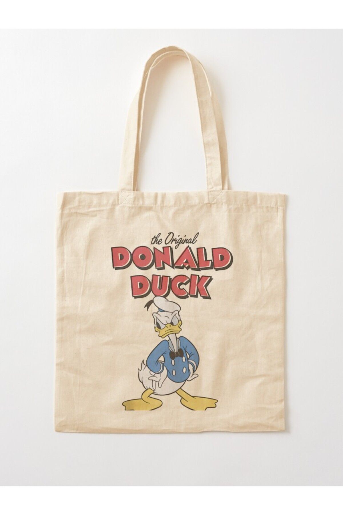 w house Körüklü Bez Omuz Çantası 20442 - Gifts Movies Dis.ney Mic.key And Friends Donald Duck The Original