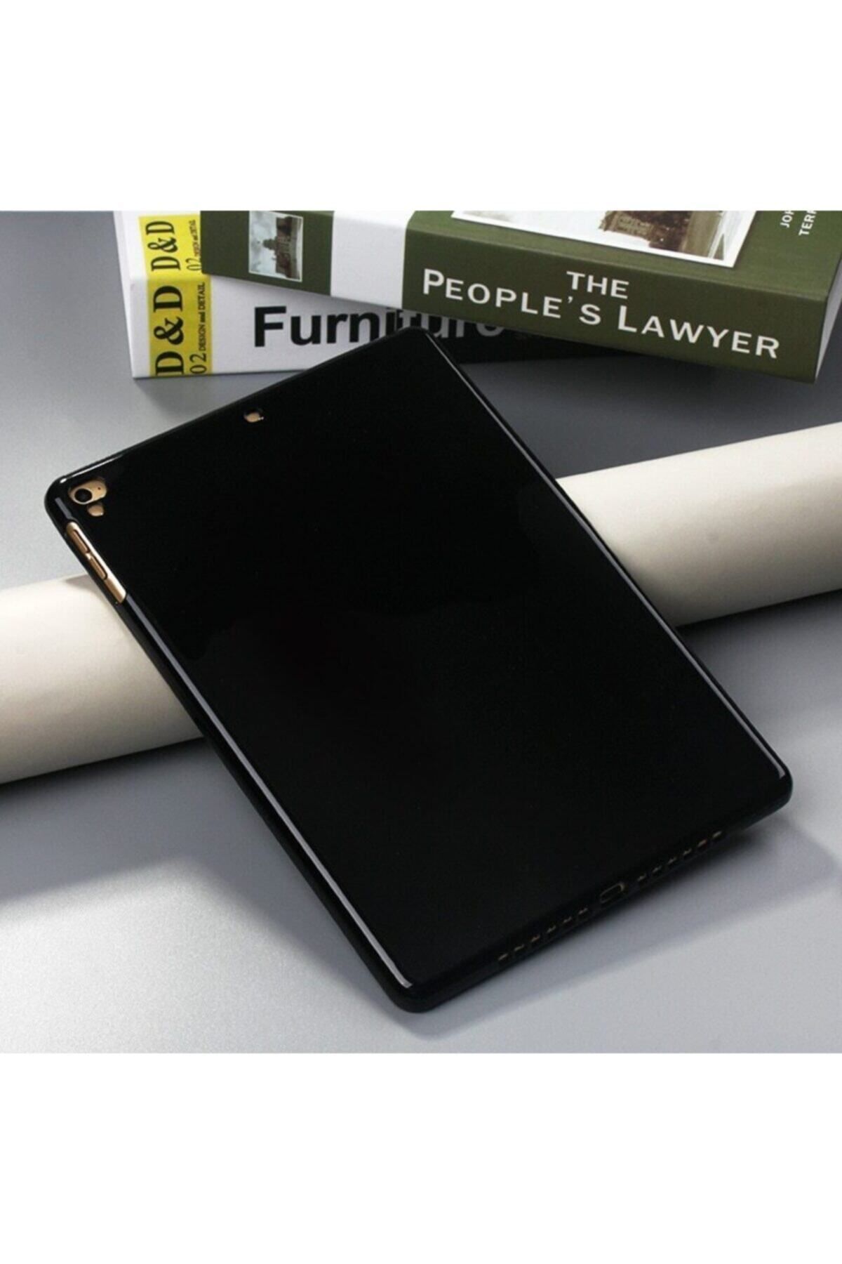 MOBAX Apple Ipad Mini 5 Kılıf Tablet Hibrit Silikon Case A2133 A2124 A2125 A2126 Siyah