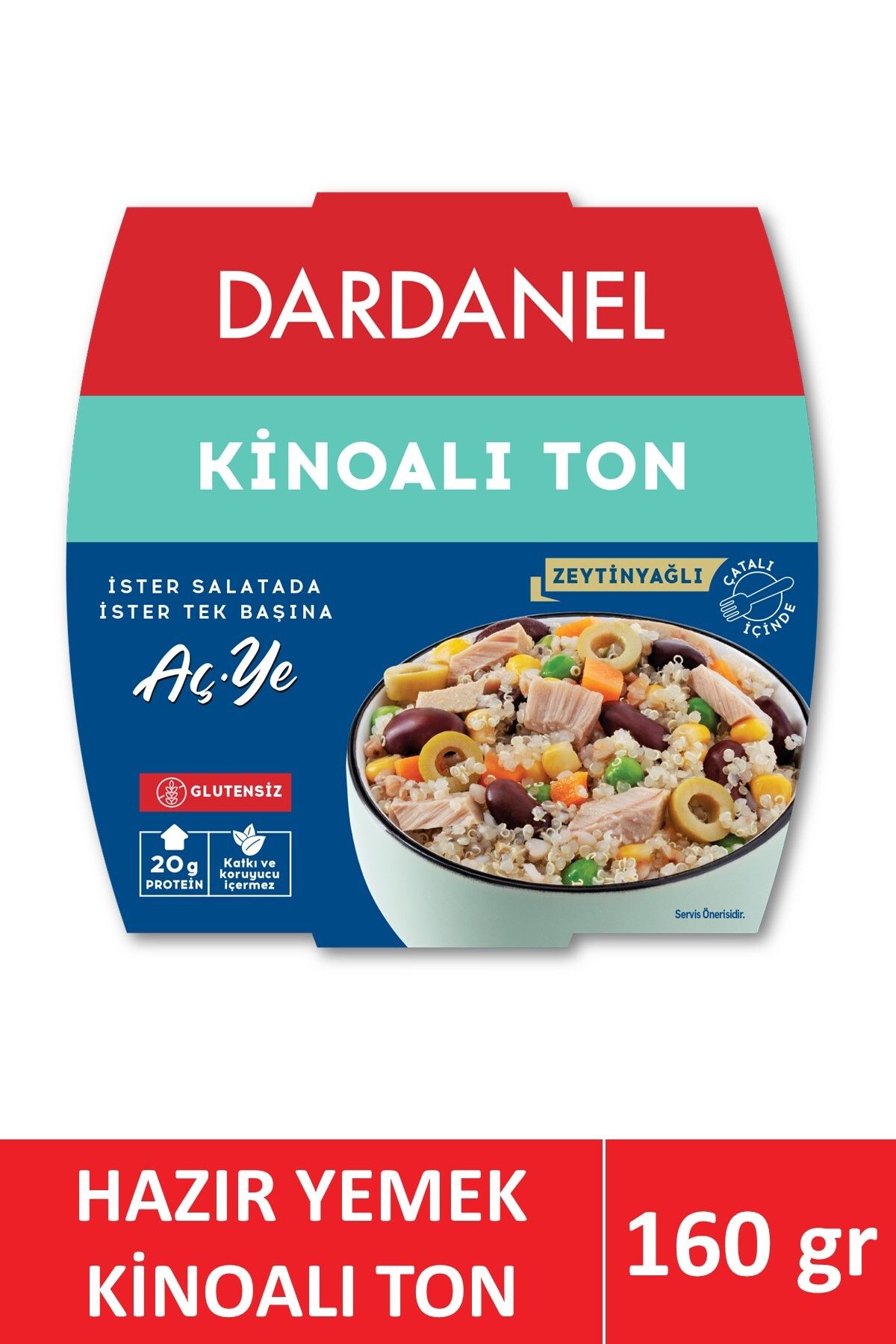 Dardanel Aç Ye Kinoalı Ton Balığı 160 gr