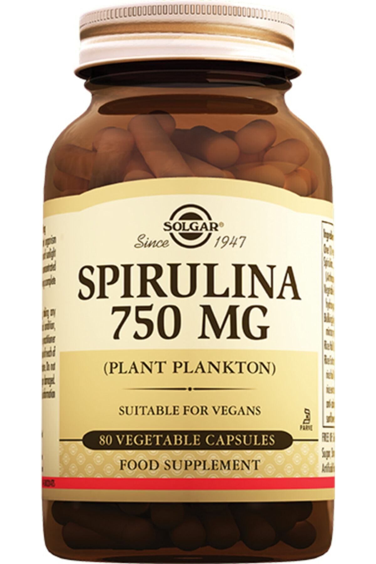 Solgar Spirulina 750 Mg 80 Kapsul Siprulina E-vital