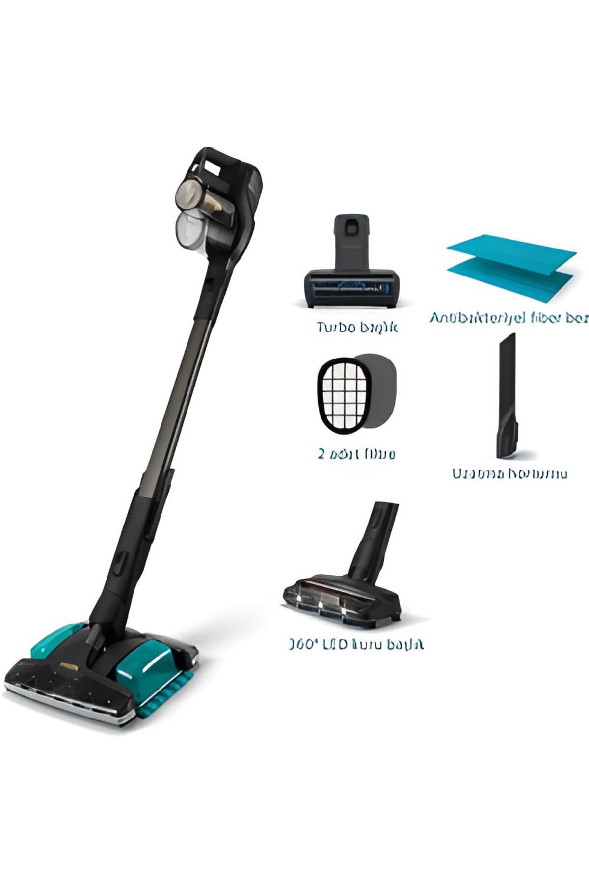 Philips 8000 SERİSİ Aqua Plus Titanium ISLAK/KURU 25.2 V Kablosuz Elektrikli Süpürge(YENİ SERİ)