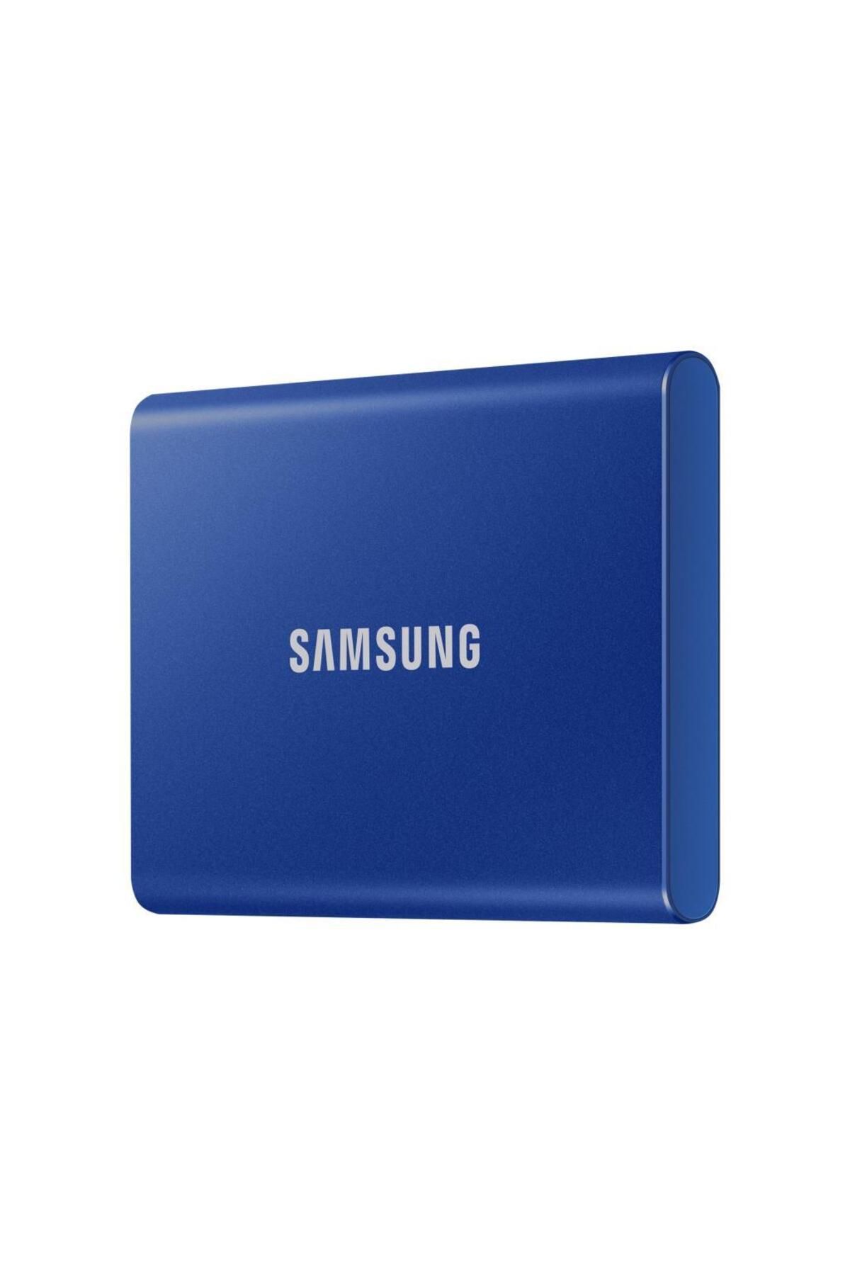 Samsung T7 2TB MU-PC2T0H/WW 1050MB-1000MB/Sn USB 3.2 Gen2 Harici SSD Mavi 3 YIL Samsung TURKIYE Gara