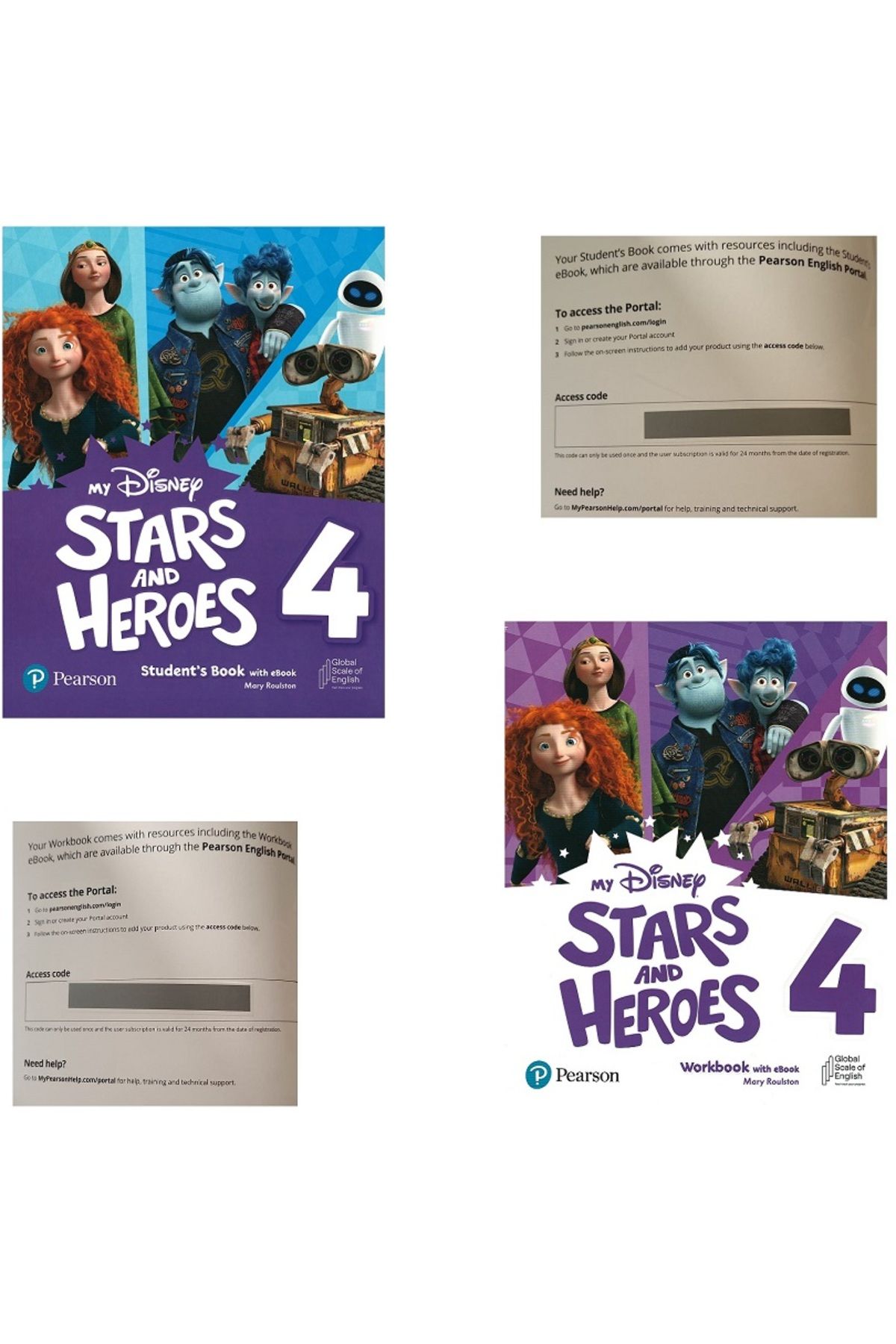 Pearson Education Yayıncılık My Disney Stars and Heroes 4 Student’s Book & Workbook with eBook