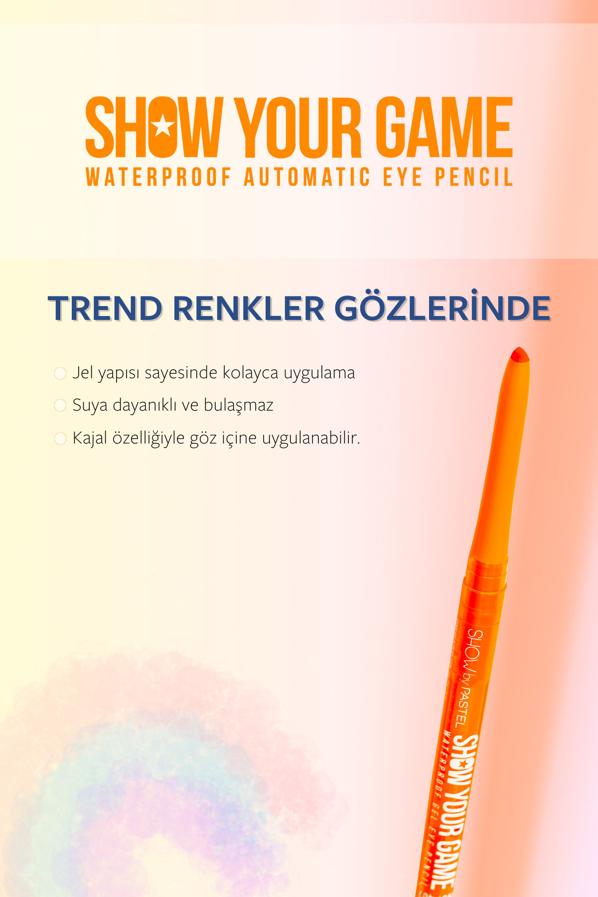 Show Your Game Waterproof Gel Eye Pencil - Jel Göz Kalemi 407_4