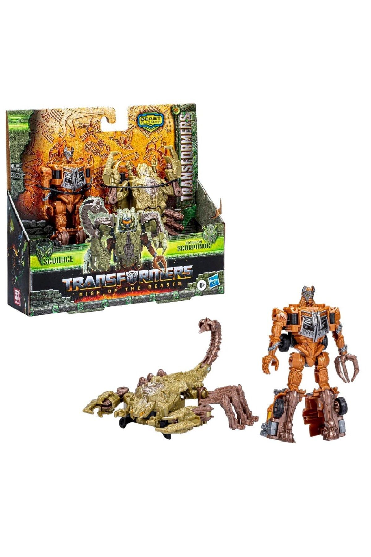 transformers Rise Of The Beasts İkili Figür Scourge & Predacon Scorponor