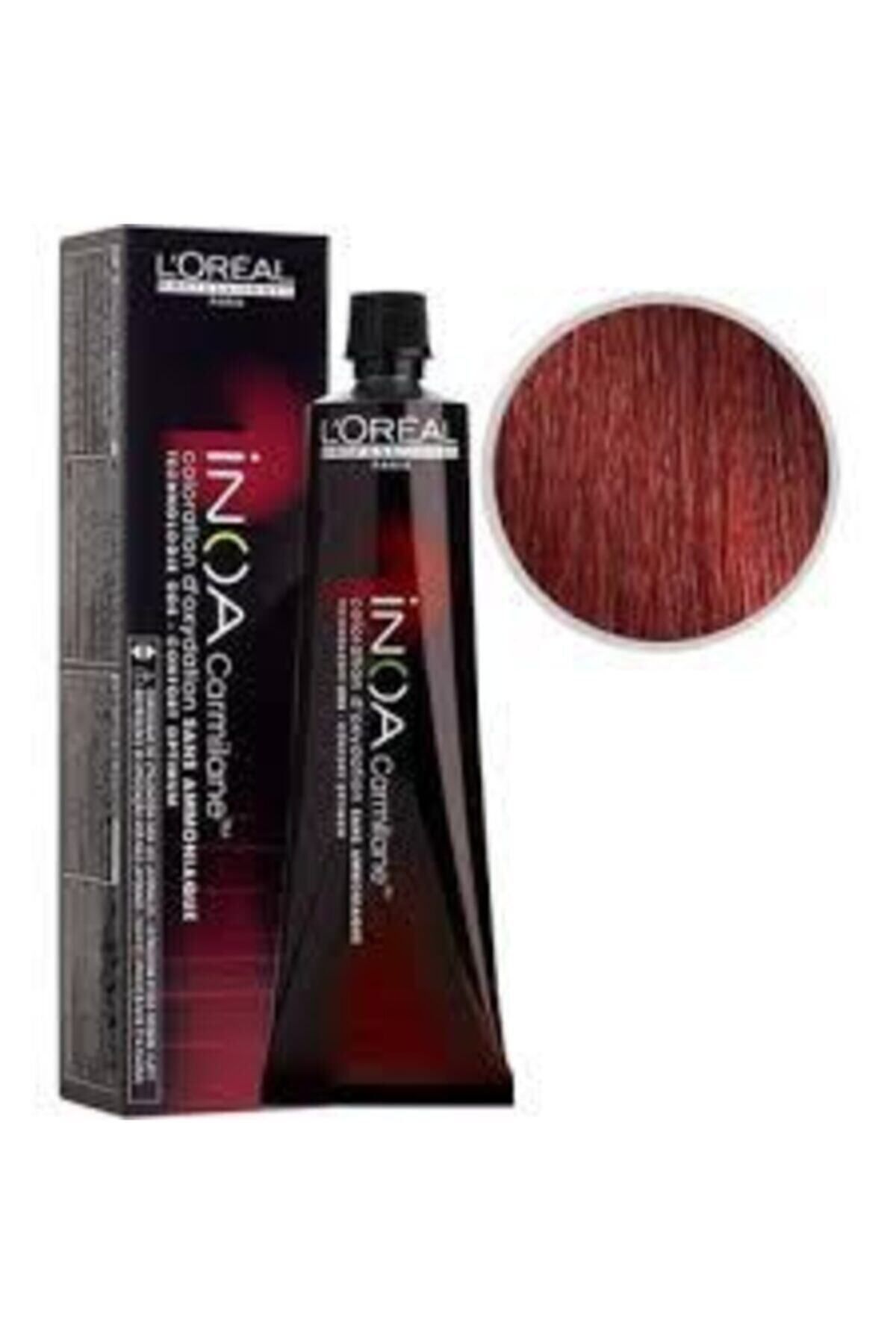 İNOA C6.66 Numara Carmilane Oksidansız Koyu Derin Kızıl Saç Boyası 60 ml
