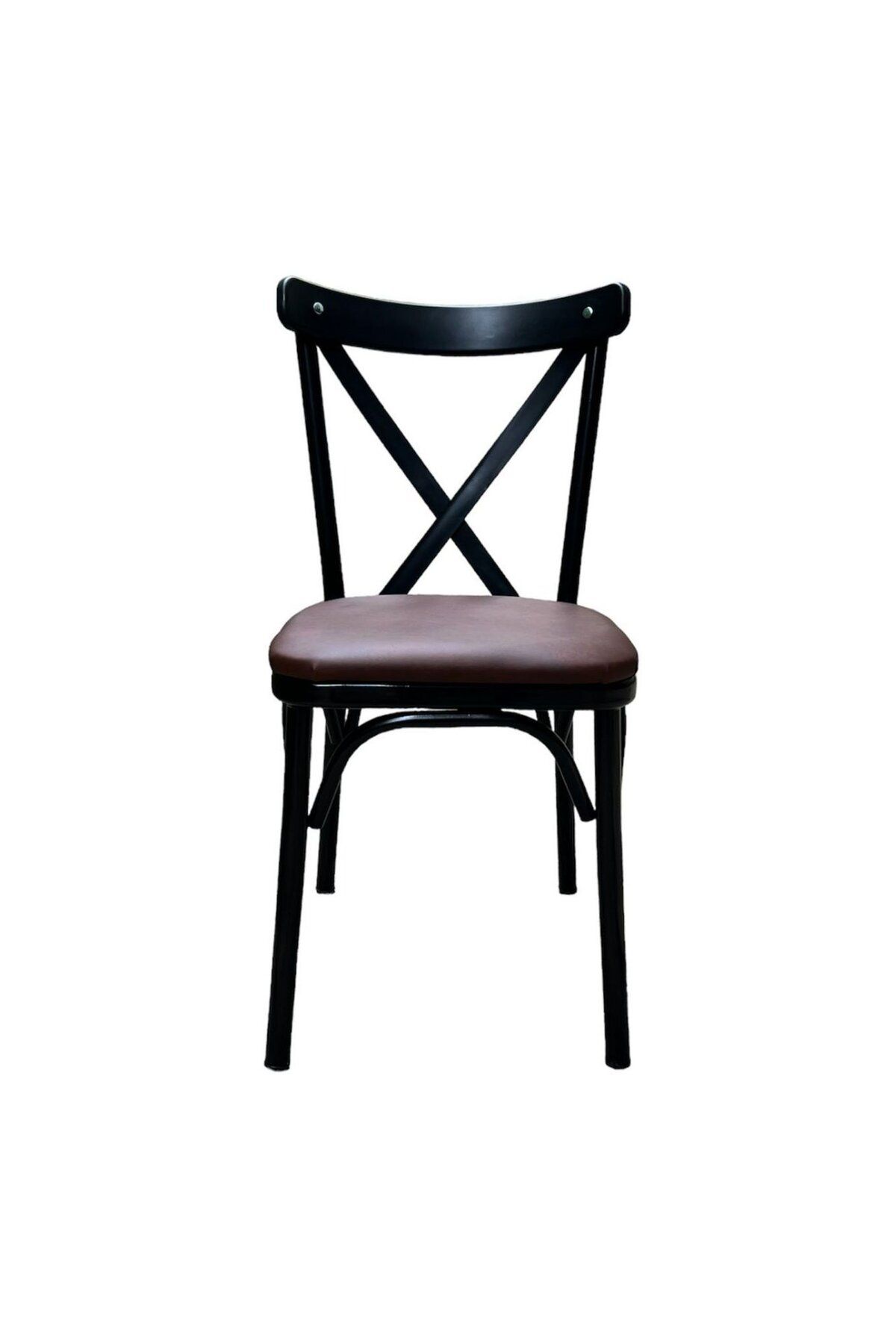 Just Home Bahar Tonet Sandalye - Kahverengi / Siyah