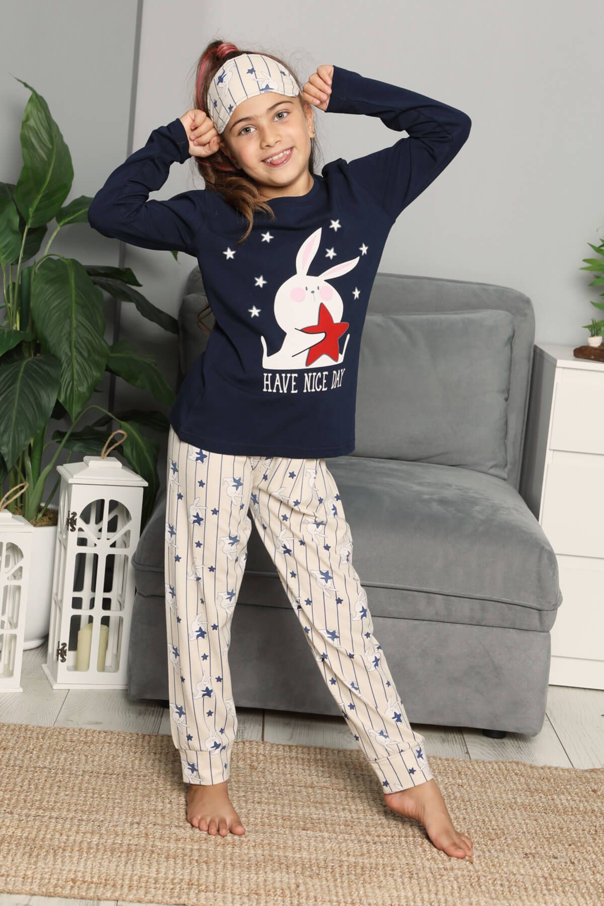 Mossta Uzun Kol Çocuk Pijama Takımı