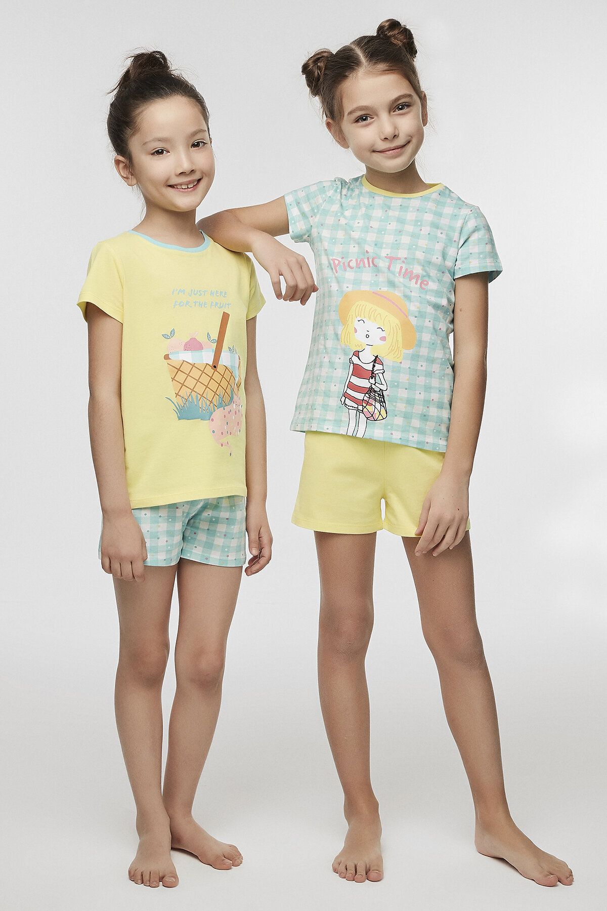 Penti Kız Çocuk Picnic Time 4lü Pijama Takımı