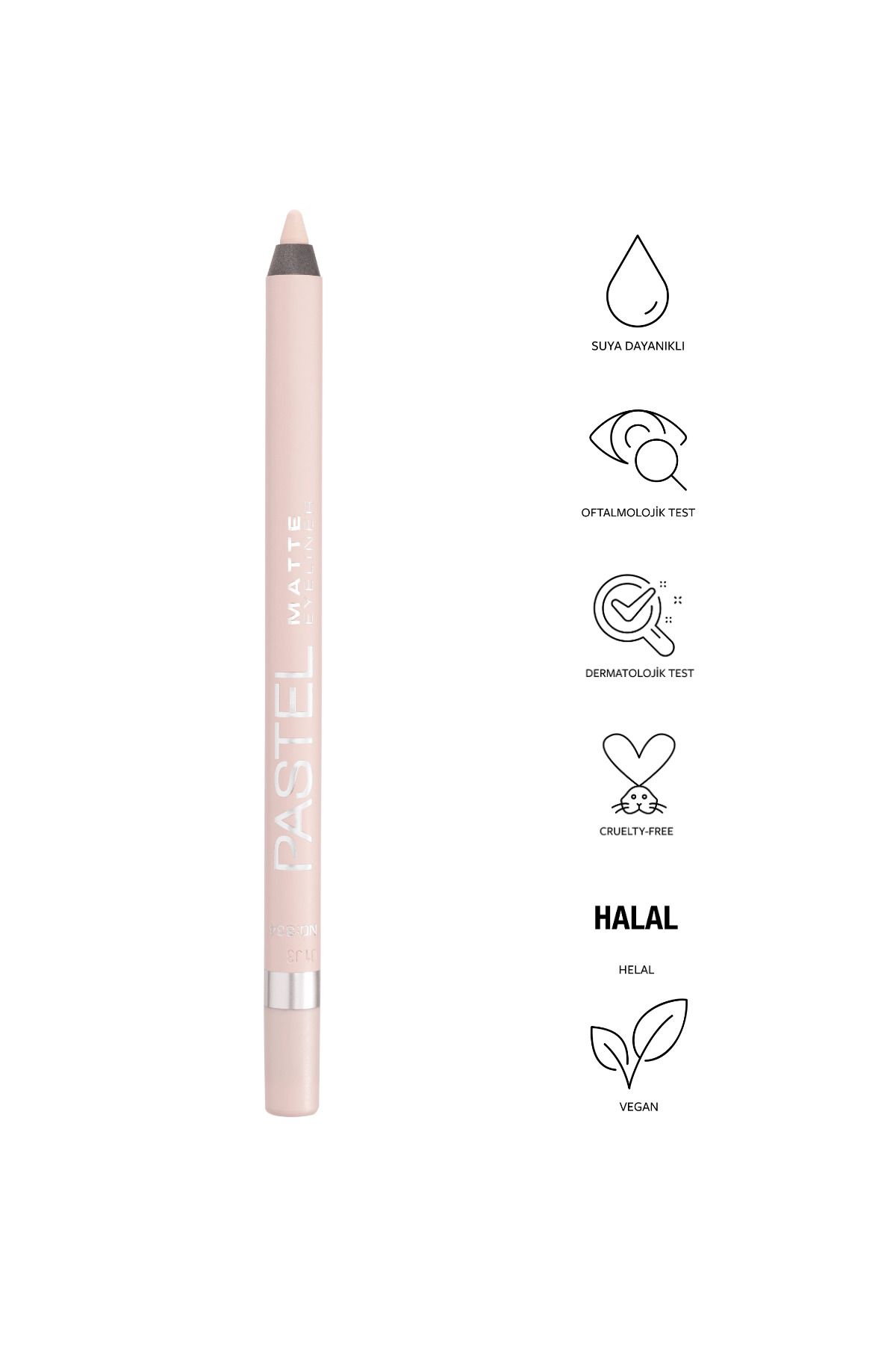 Suya Dayanıklı Mat Eyeliner - Matte Waterproof Long Lasting Eyeliner No 334_1