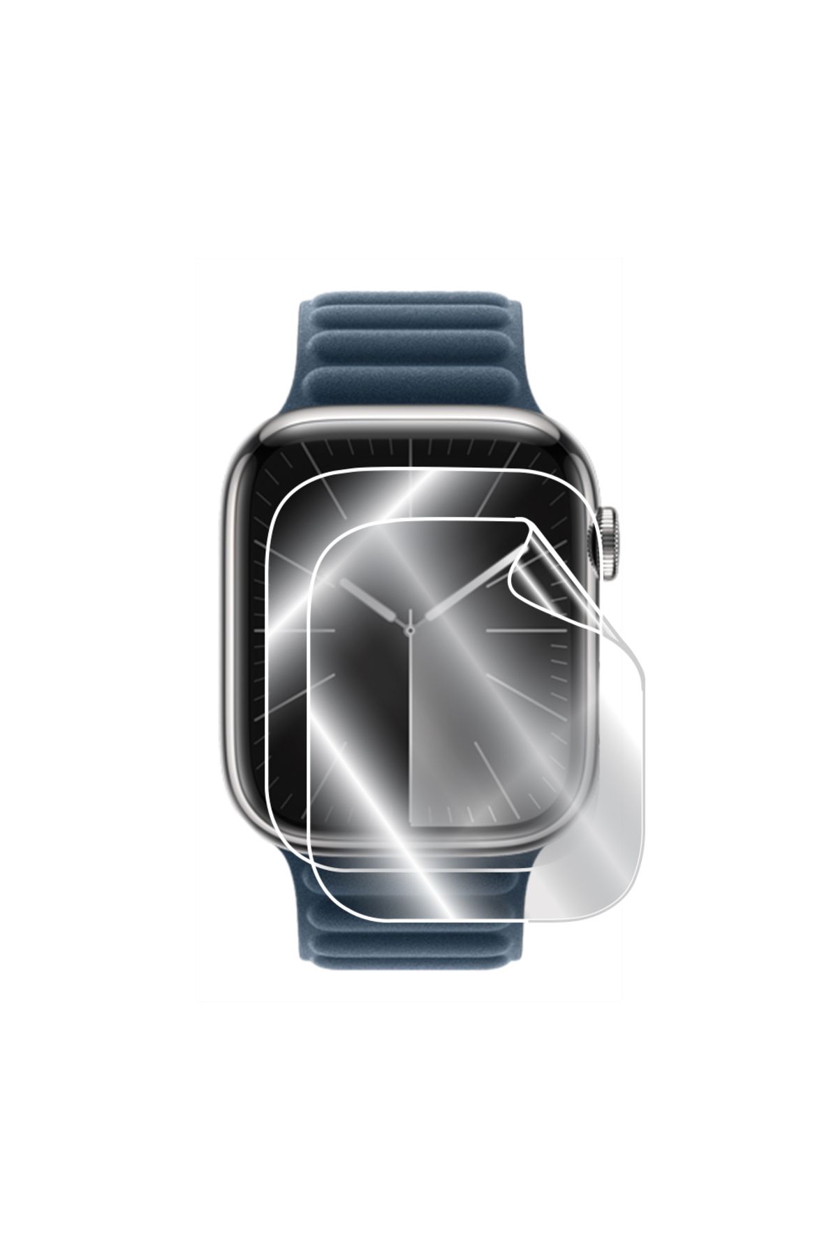 Ipg Apple Watch Series 9 -8 - 7 45mm Ile Uyumlu Hydrogel Ekran Koruyucu (2 ADET)