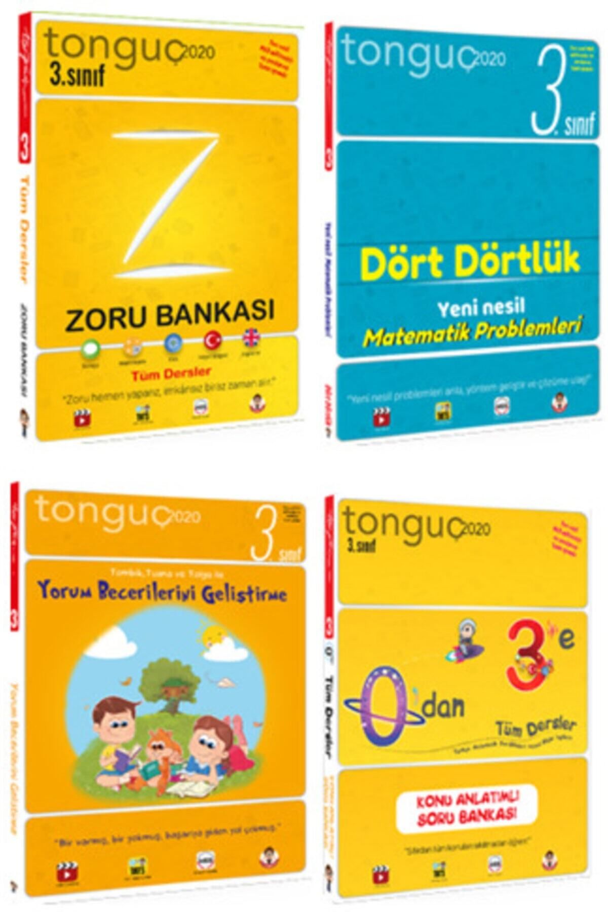 Tonguç Yayınları Tonguç 3. Sınıf Tüm Dersler Set