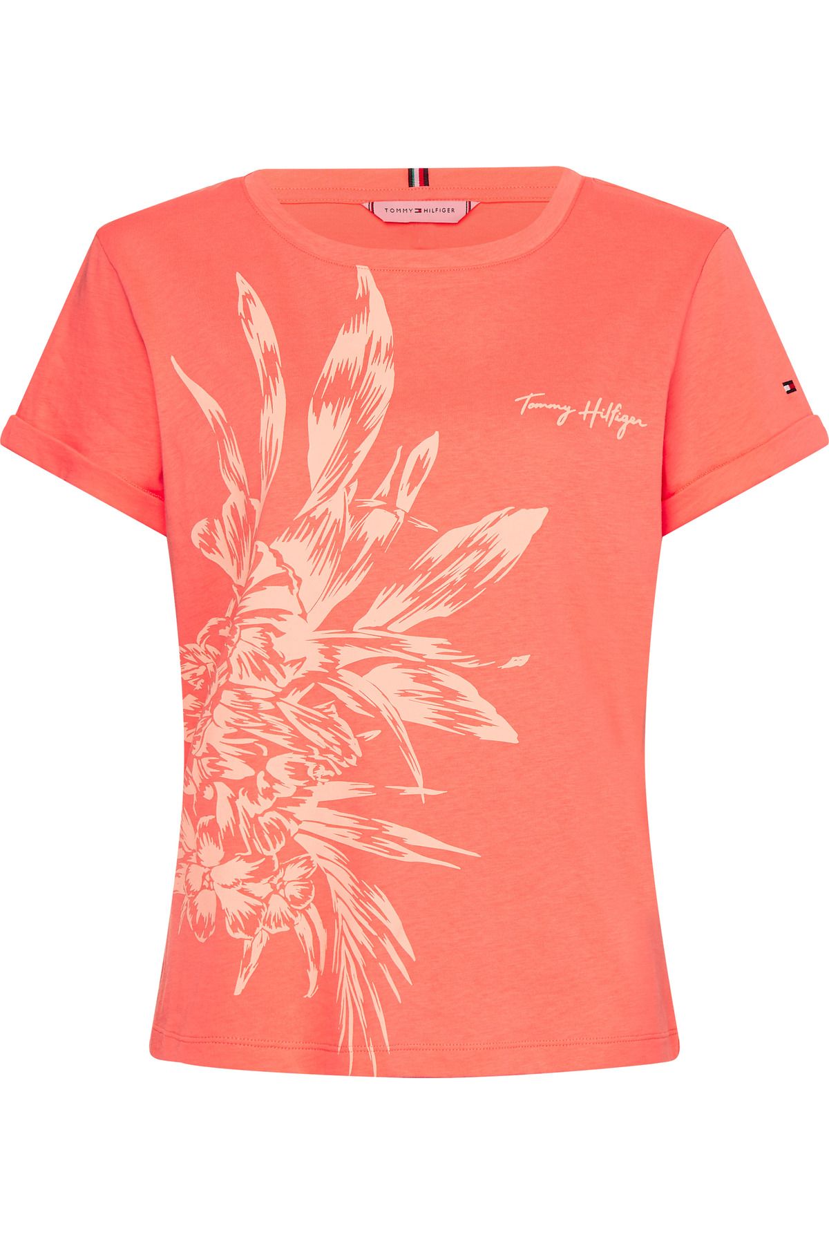 Tommy Hilfiger Kadın / Kız Pembe T-Shirt