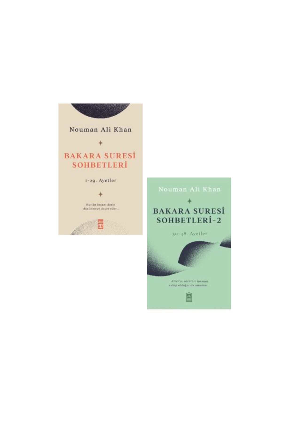 Timaş Yayınları Nouman Ali Khan 2 Kitap Set / Bakara Suresi Sohbetleri 1-2
