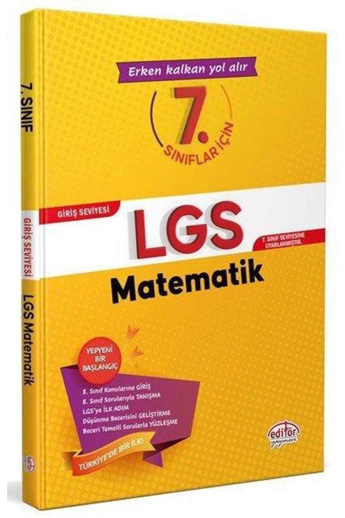 Editör Yayınları 7.Sınıflar İçin LGS Matematik