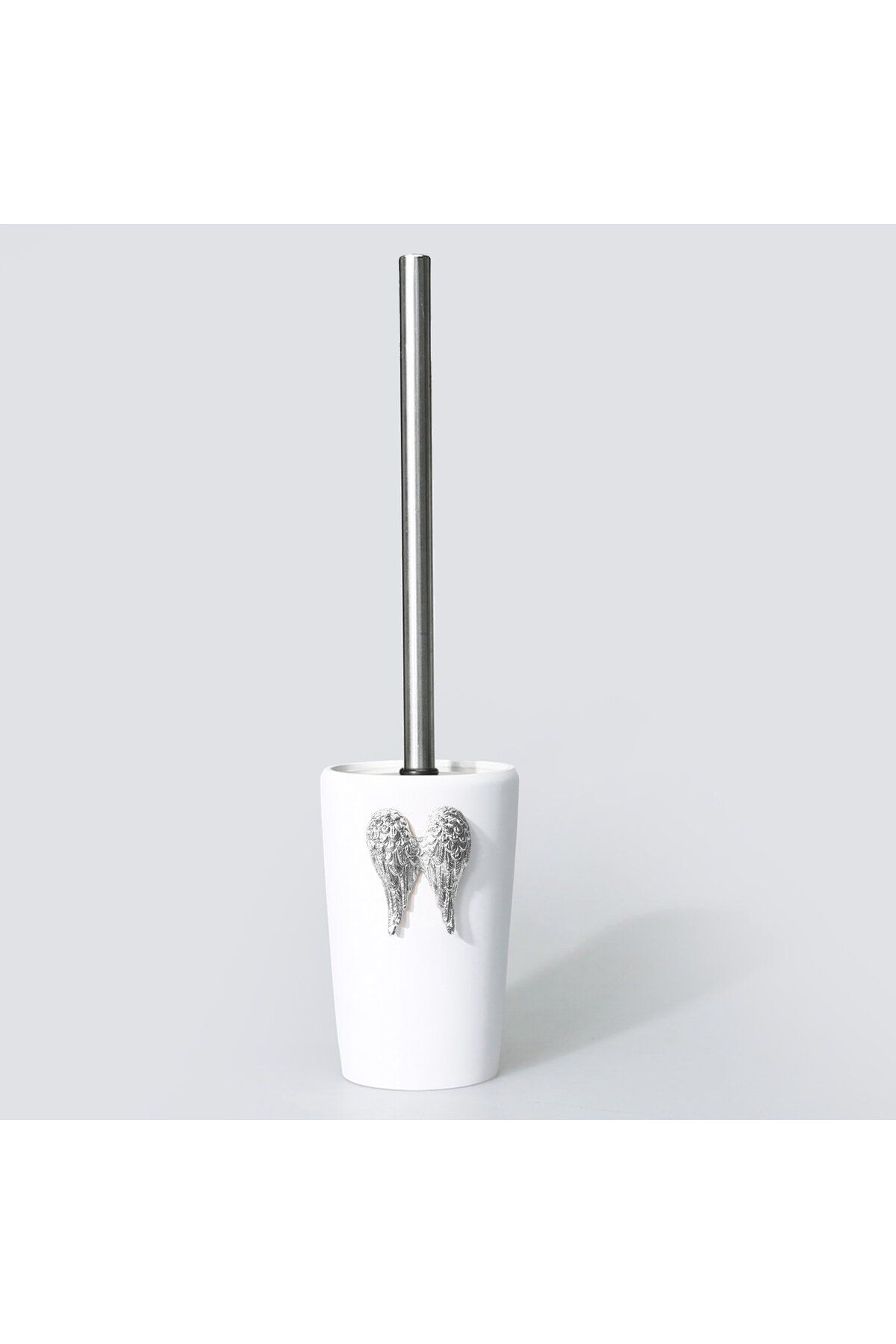 Selim Wings Tuvalet Fırçası Beyaz Gümüş
