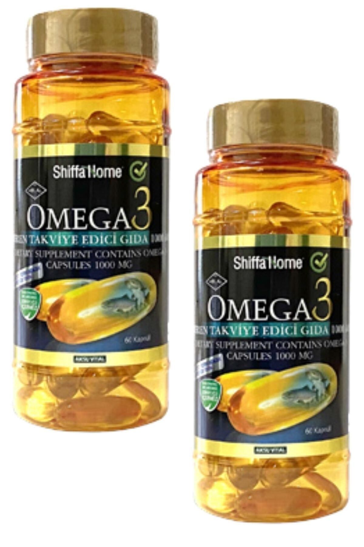 Shiffa Home Omega 3 Balık Yağı Trigliserit Form 1000mg 60 Softgel X 2 Adet