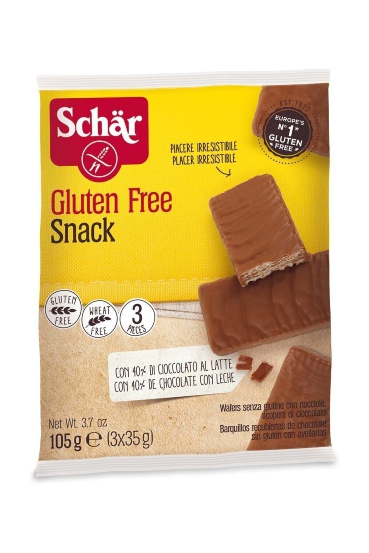 Schar Snack Çikolata Kaplı Fındıklı Gofret 105g