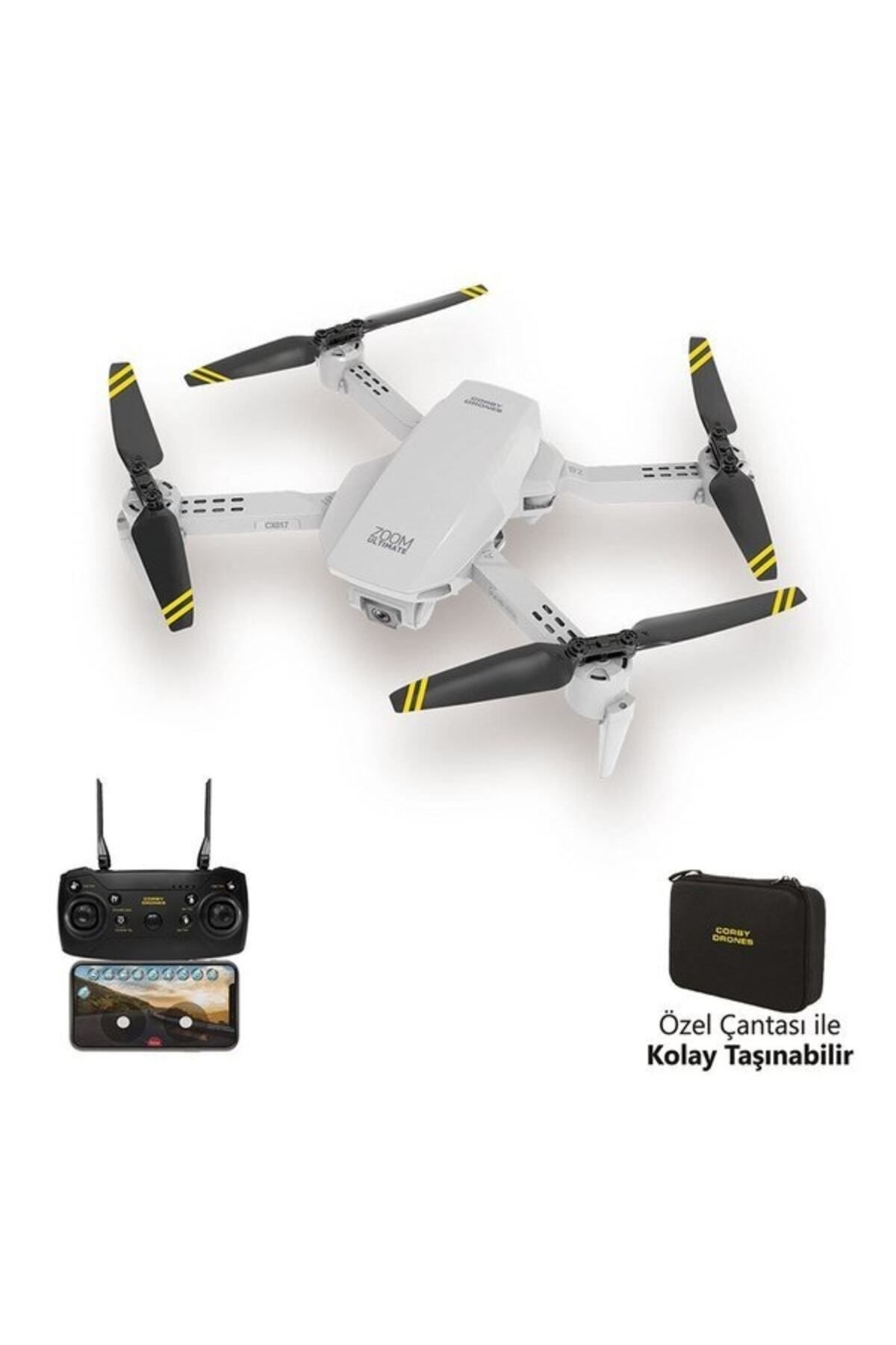 Corby Cx017 Wifi Çift Kameralı Katlanabilir 1080p Drone