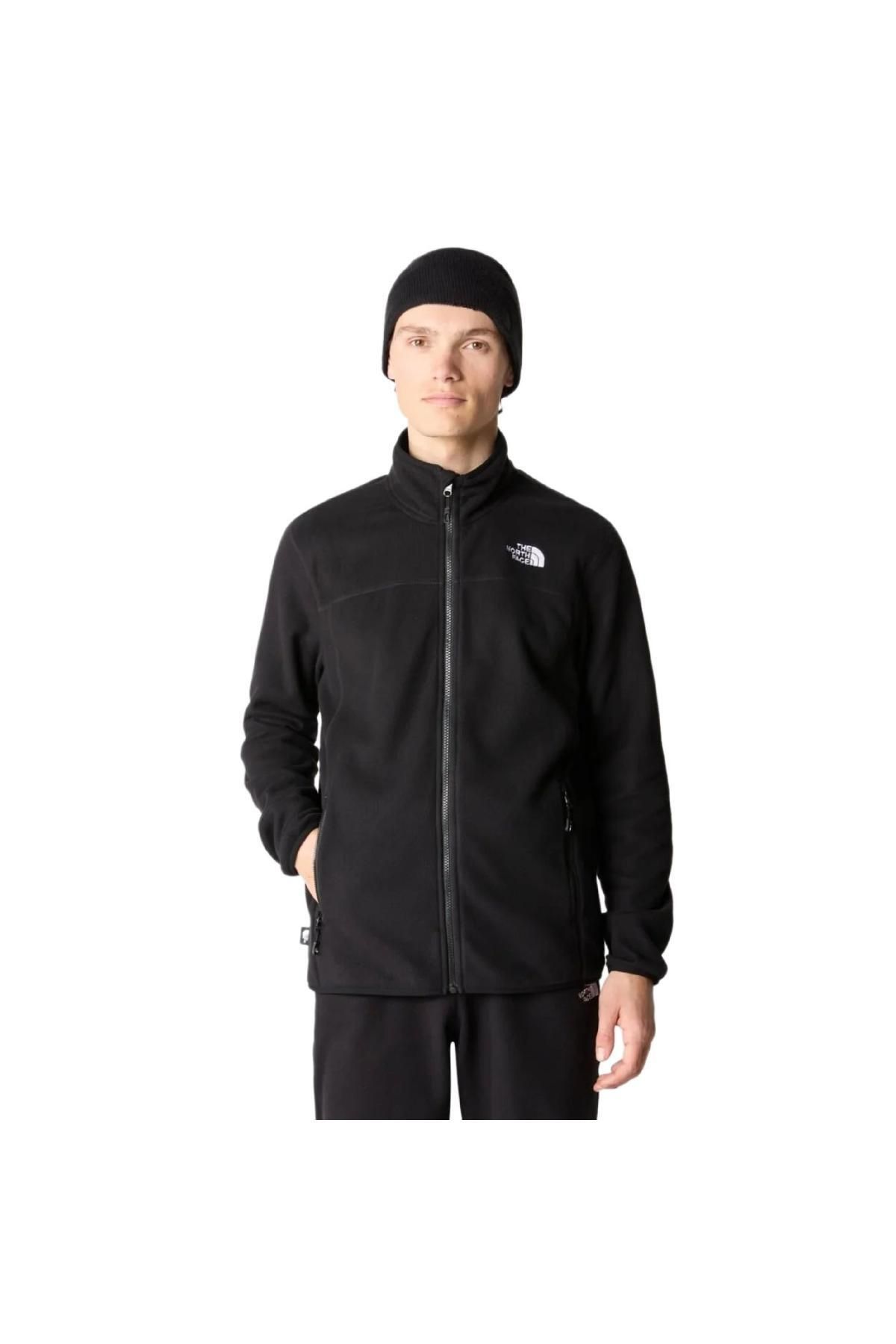 The North Face Nf0A855X M 100 Glacier Full Zip -Eu Siyah Unisex Outdoor