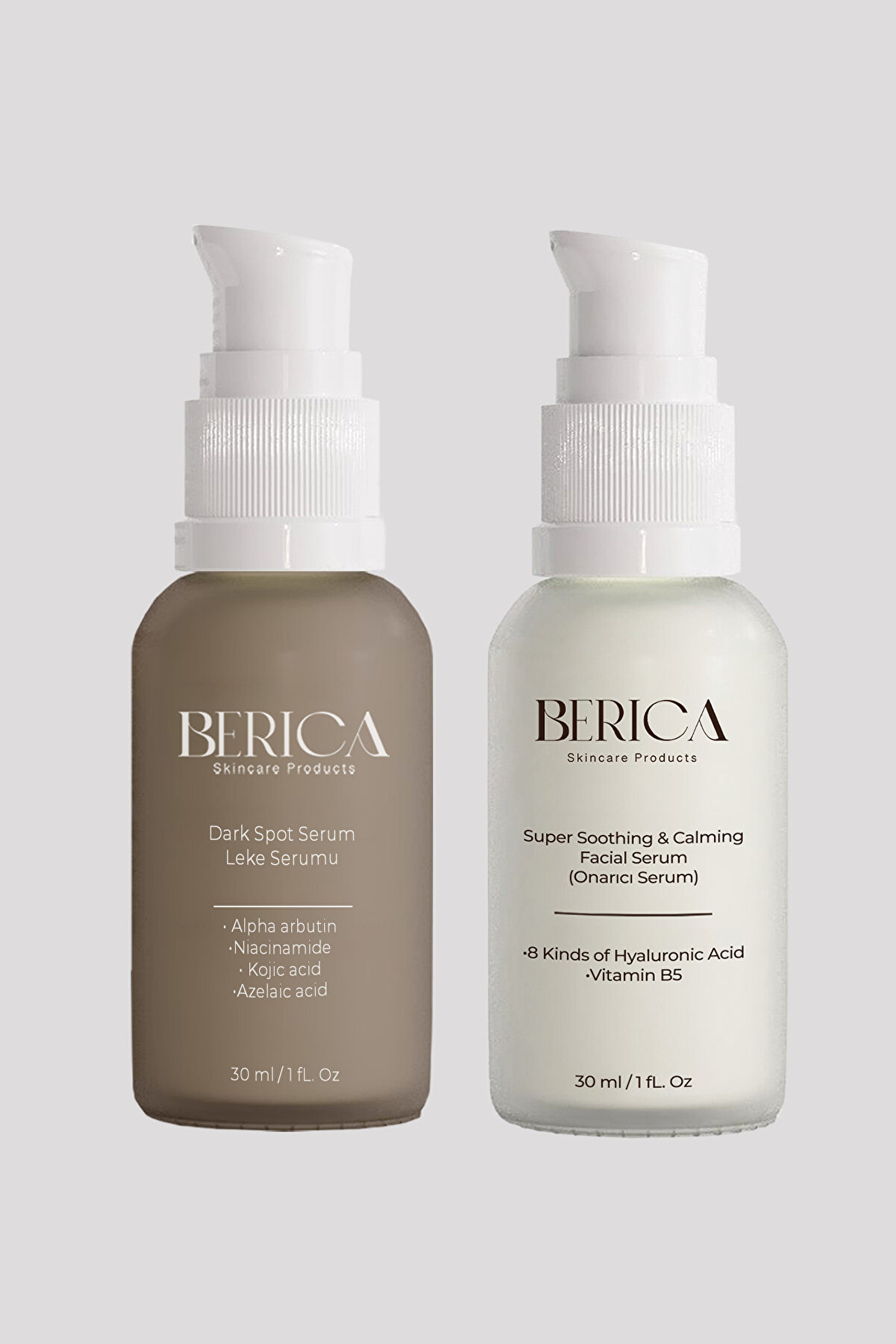 Berica Skincare Products Bariyer Güçlendirici Yüz Bakım Serumu 2li Set